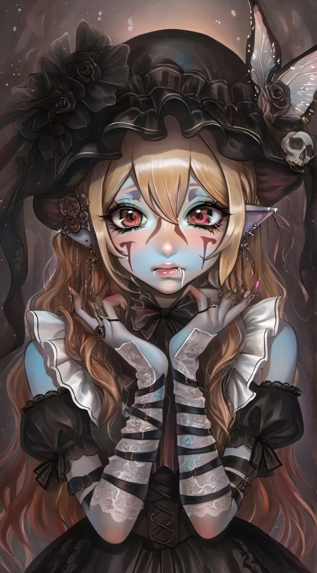 ai character: Rose background