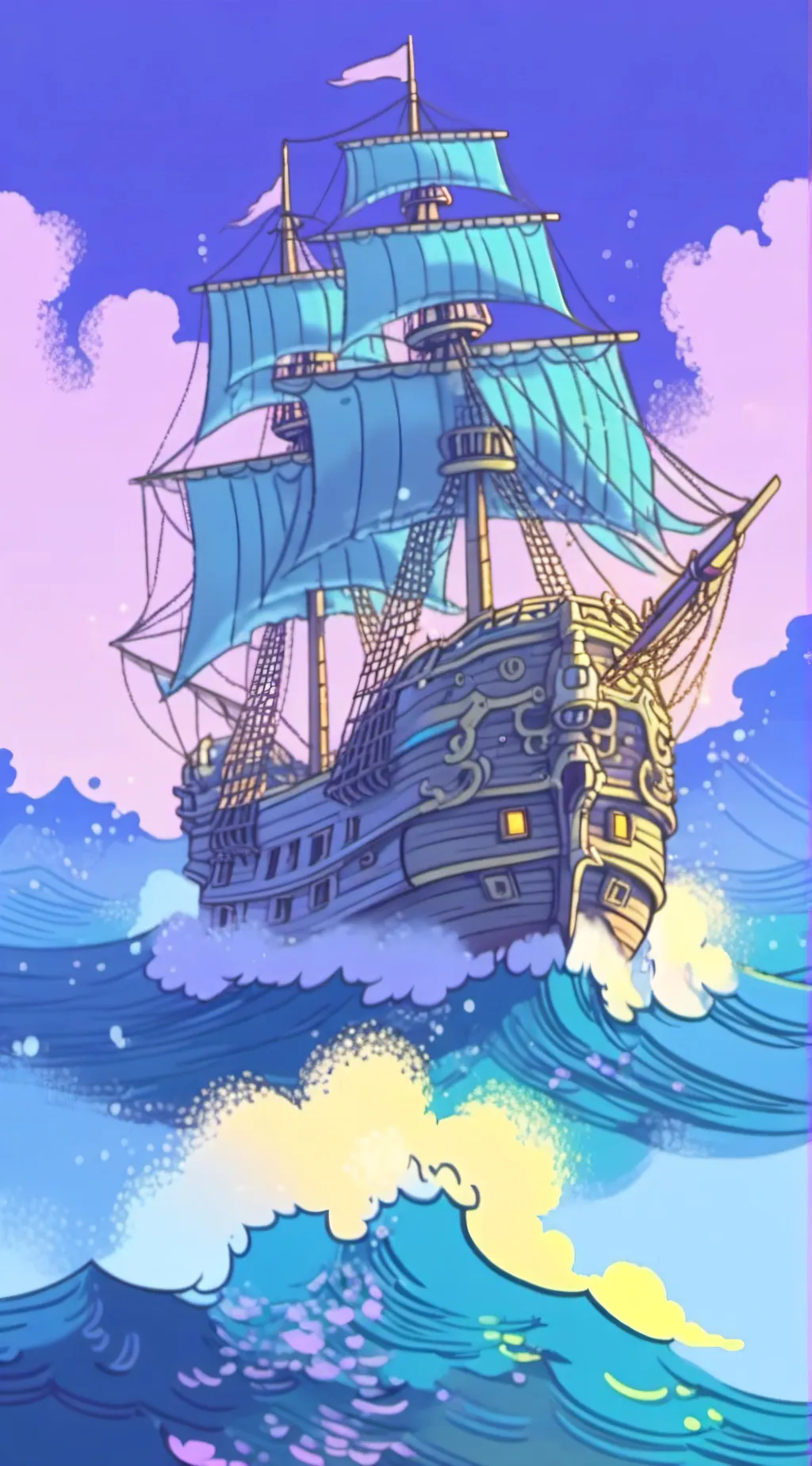 ai character: S-D Pirates Ahoy! background