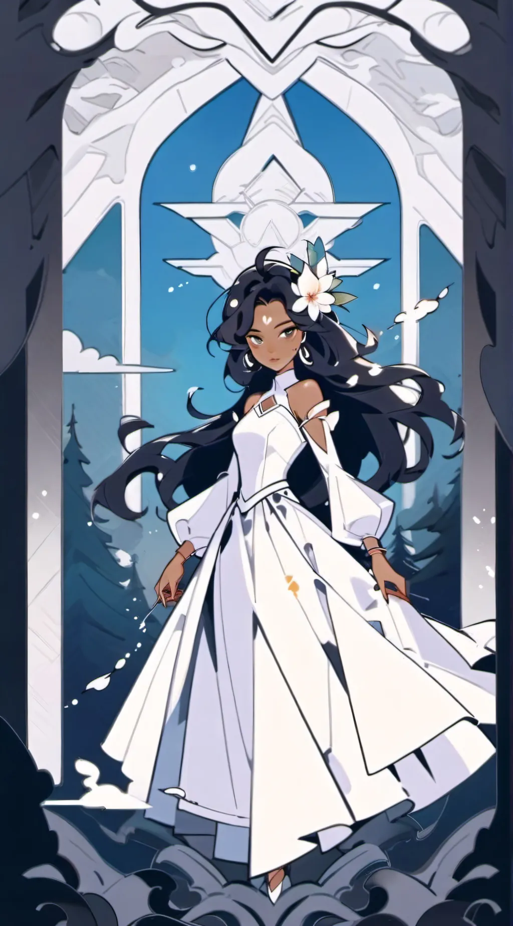 ai character: Deku tall gf background