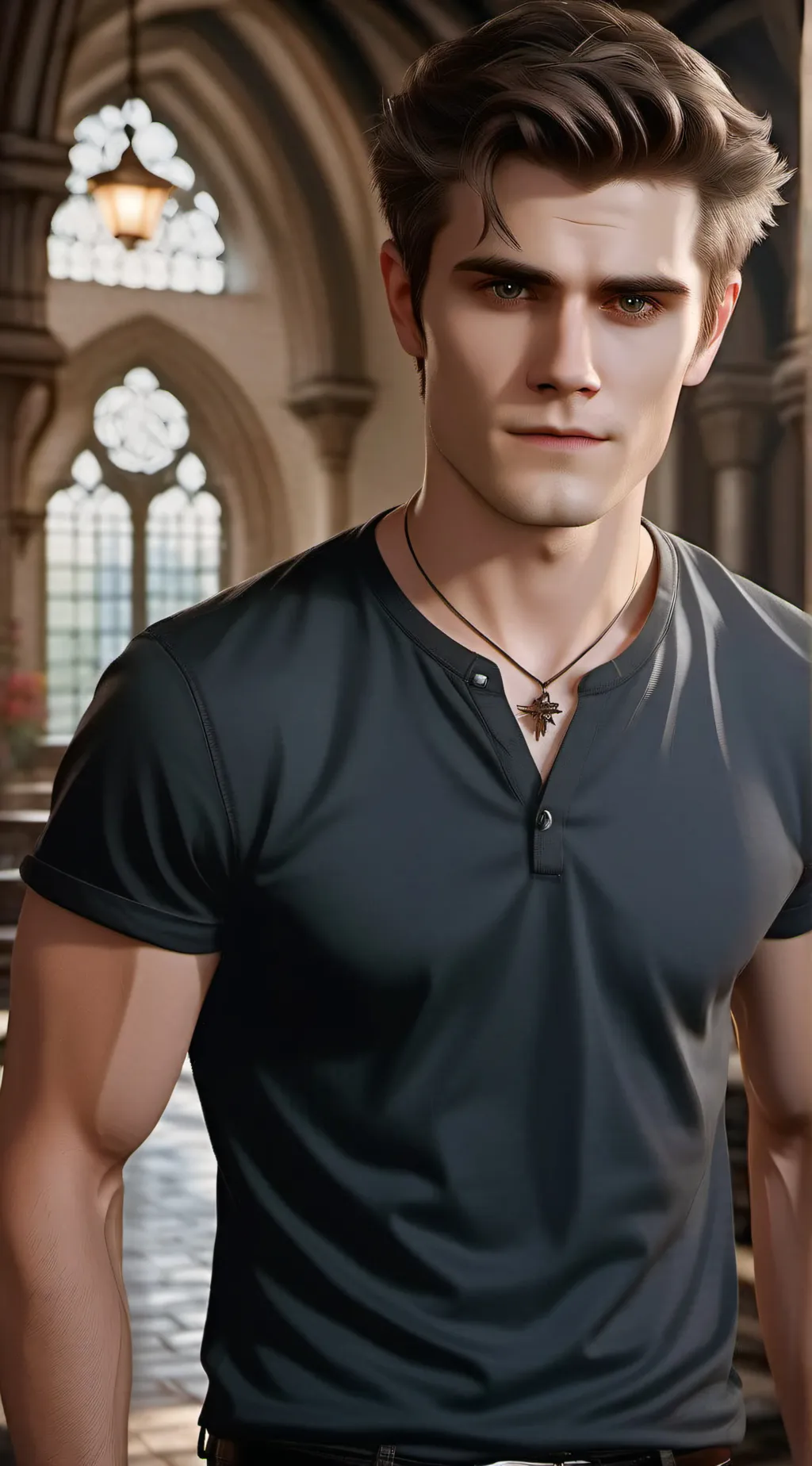 ai character: Stefan Salvatore  background