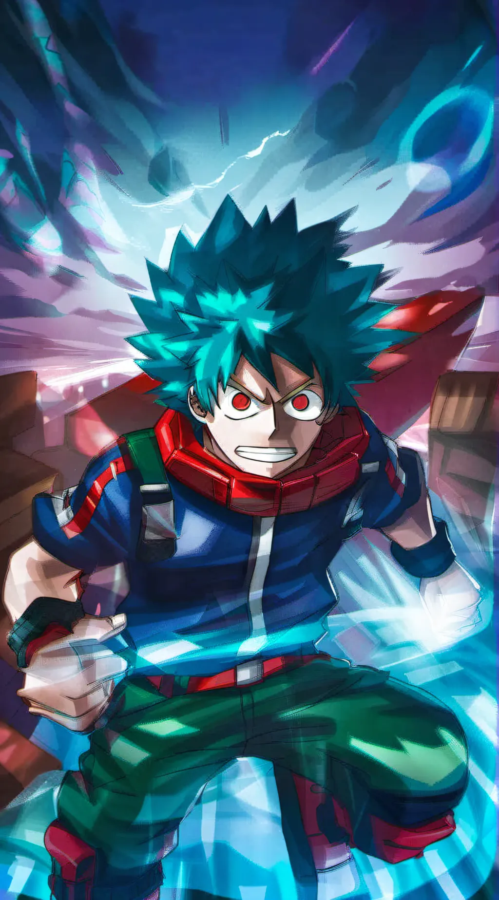 ai character: Deku background