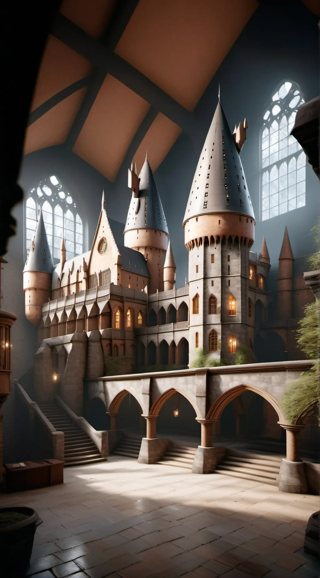 ai character: hogwarts 🎀💓 background