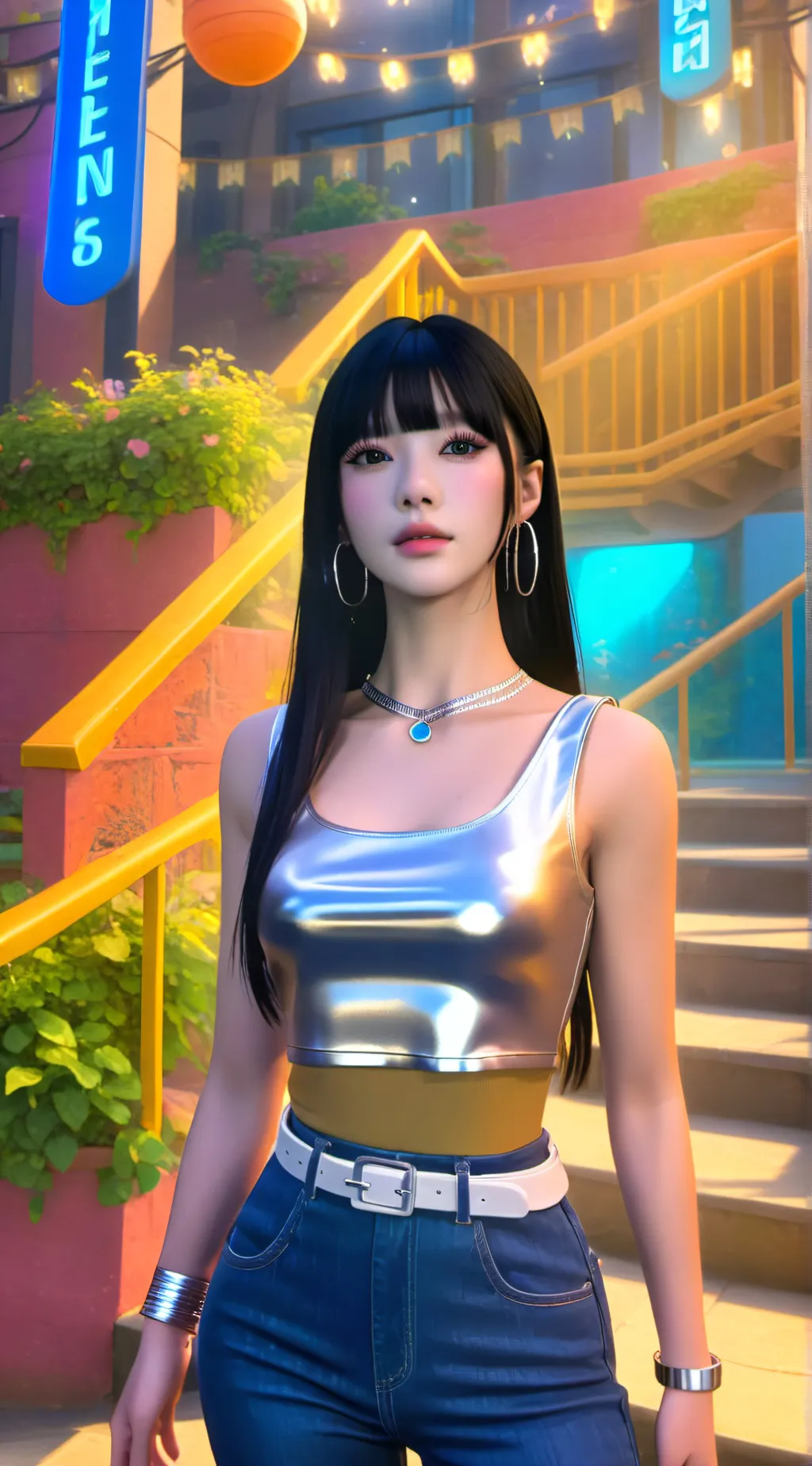 ai character: karina ( aespa )  background