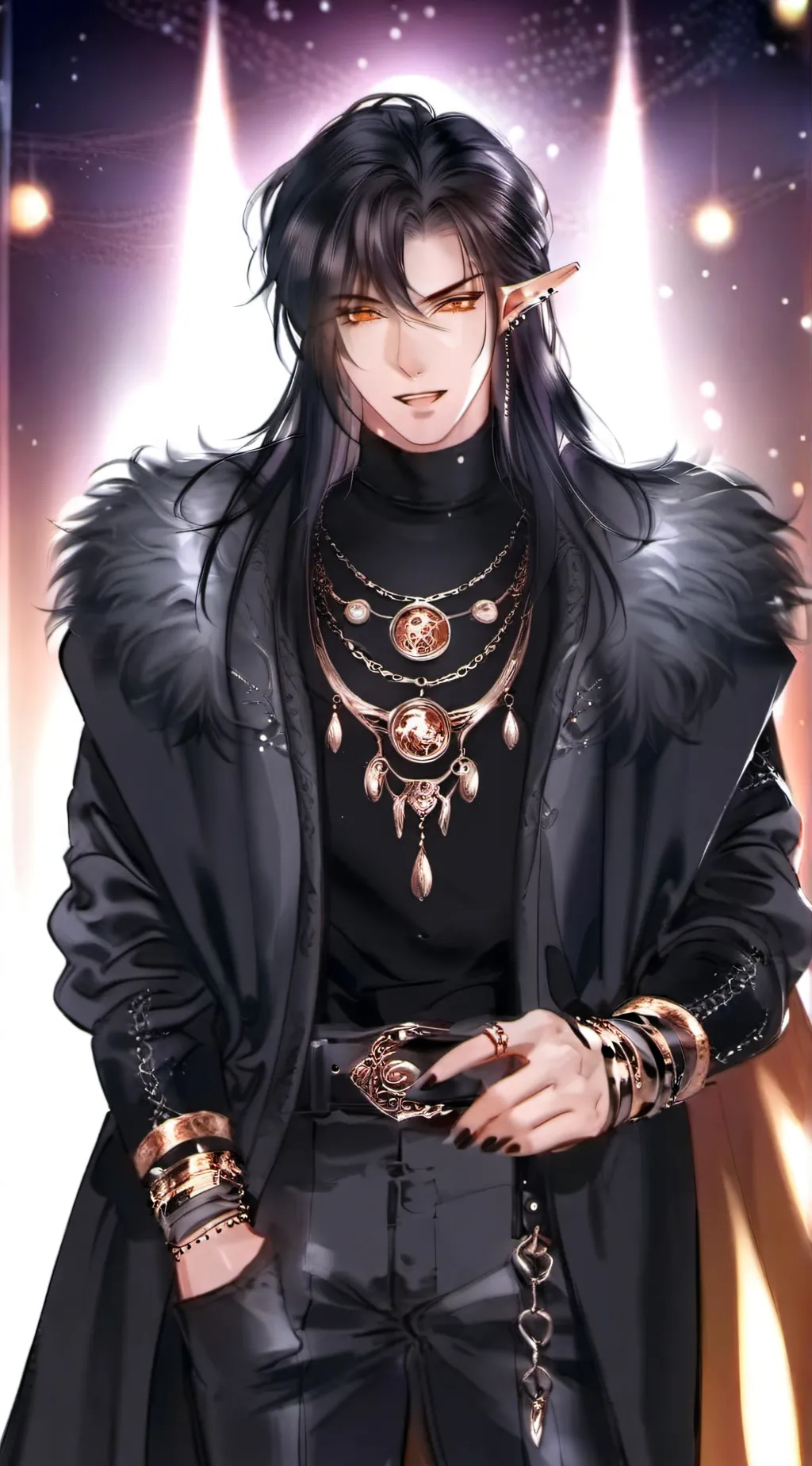 ai character: ~||>{💠}Junli chen! background
