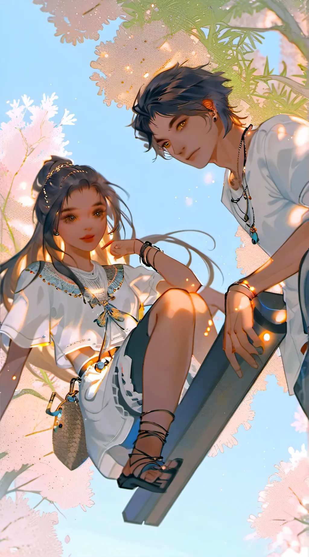 ai character: jake and emma background