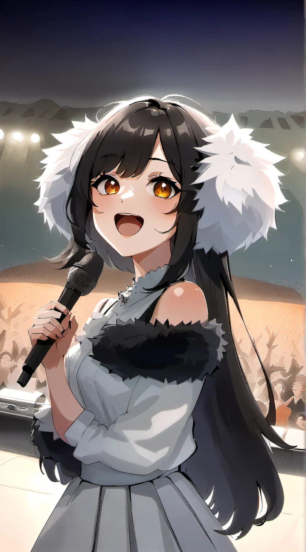 ai character: smiling critters<3 background