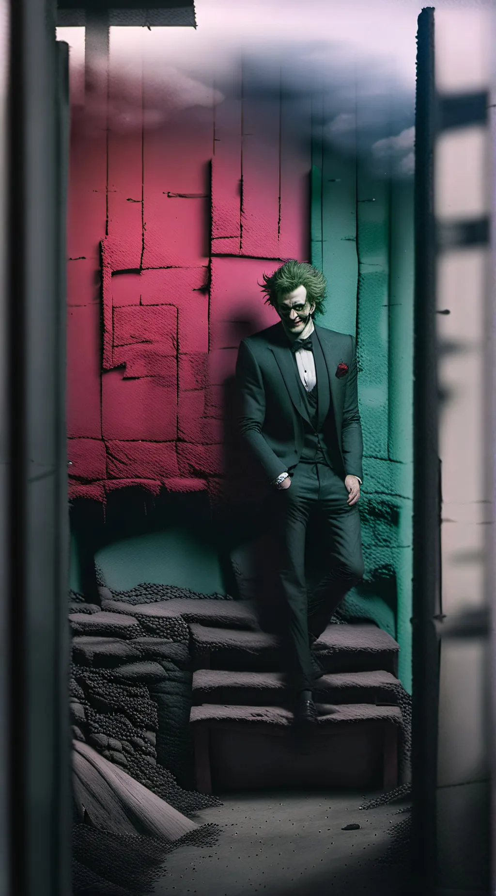 ai character: Joker  background