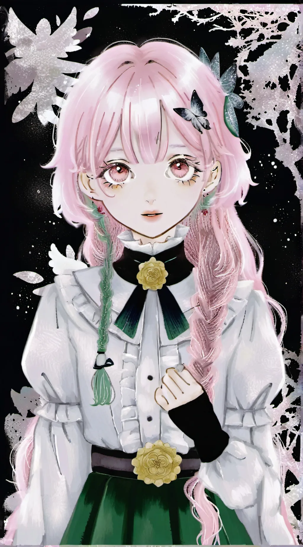 ai character: mitsuri kanroji  background