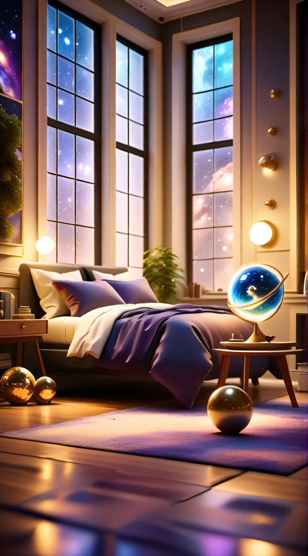 ai character: MHAsleepover background