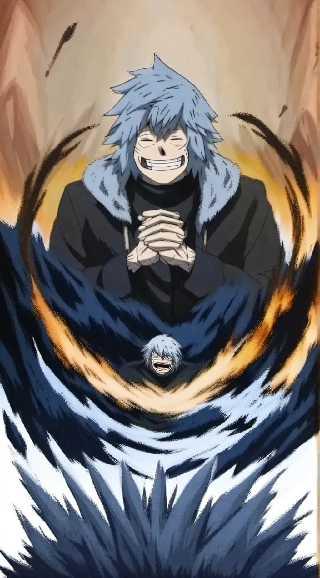 ai character: L.O.V BHNA background