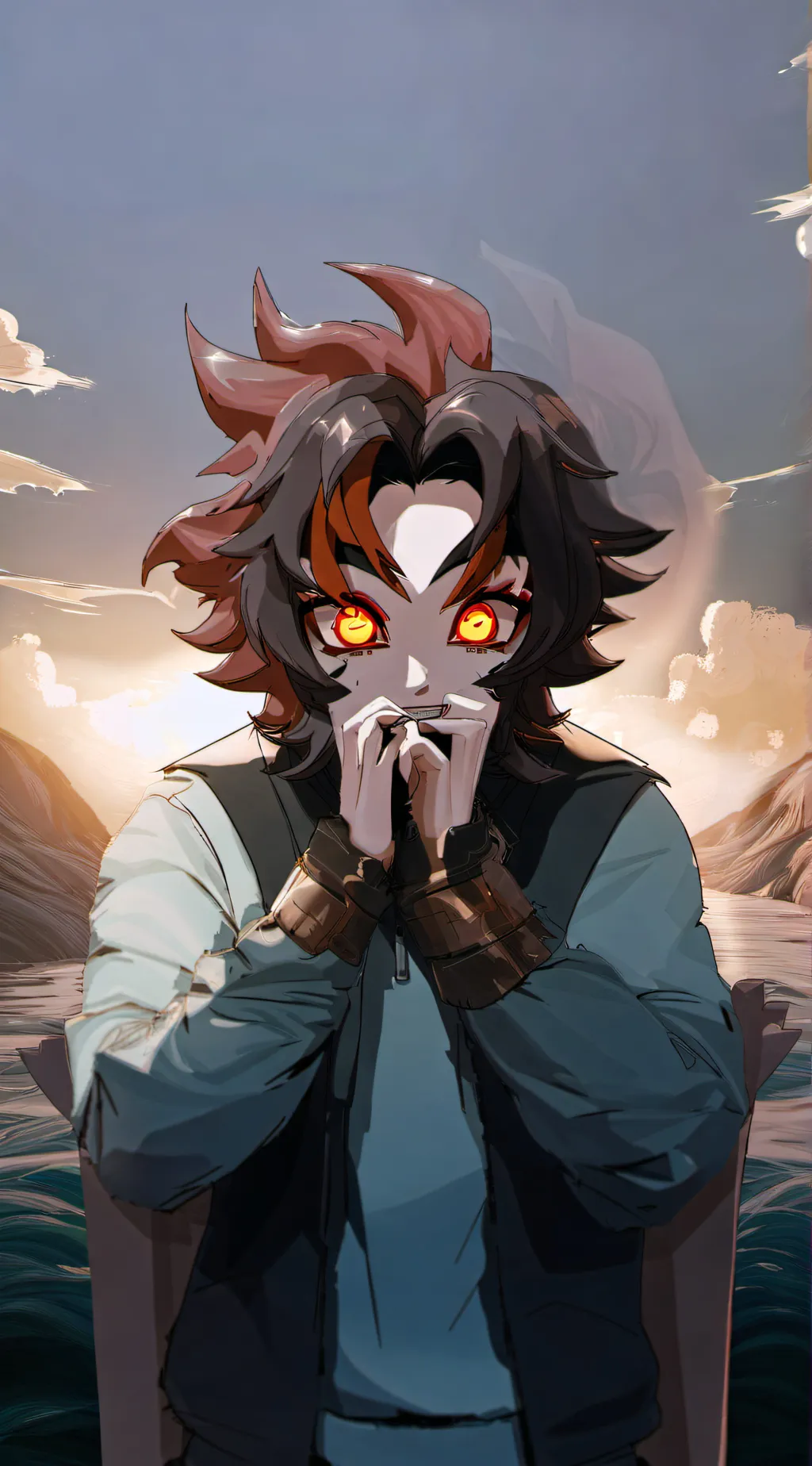 ai character: kokushibo  background