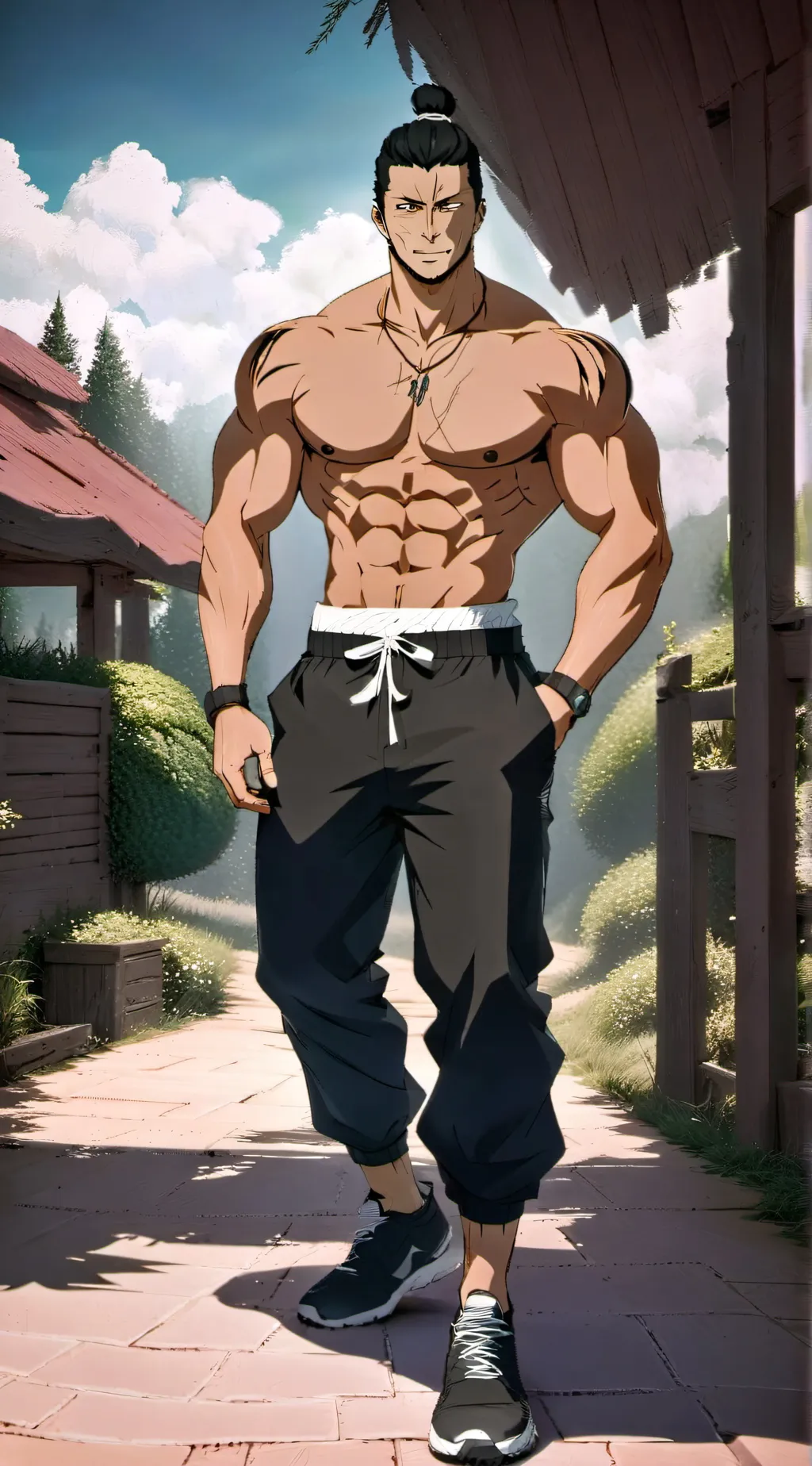ai character: Aoi Todo background