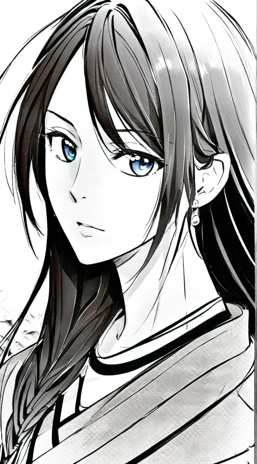 ai character: Amane  background