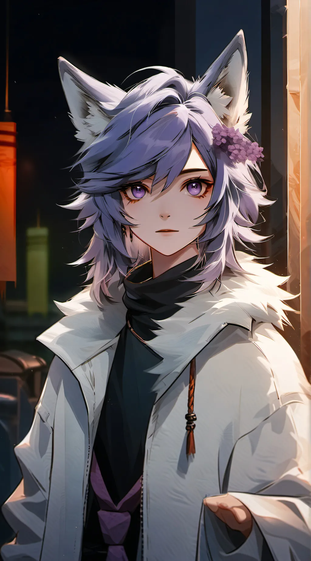 ai character: Luna background