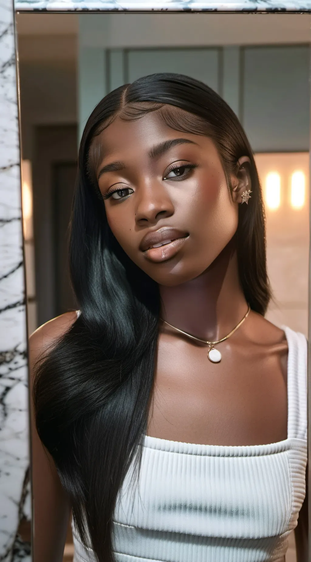 ai character: Monique C. background
