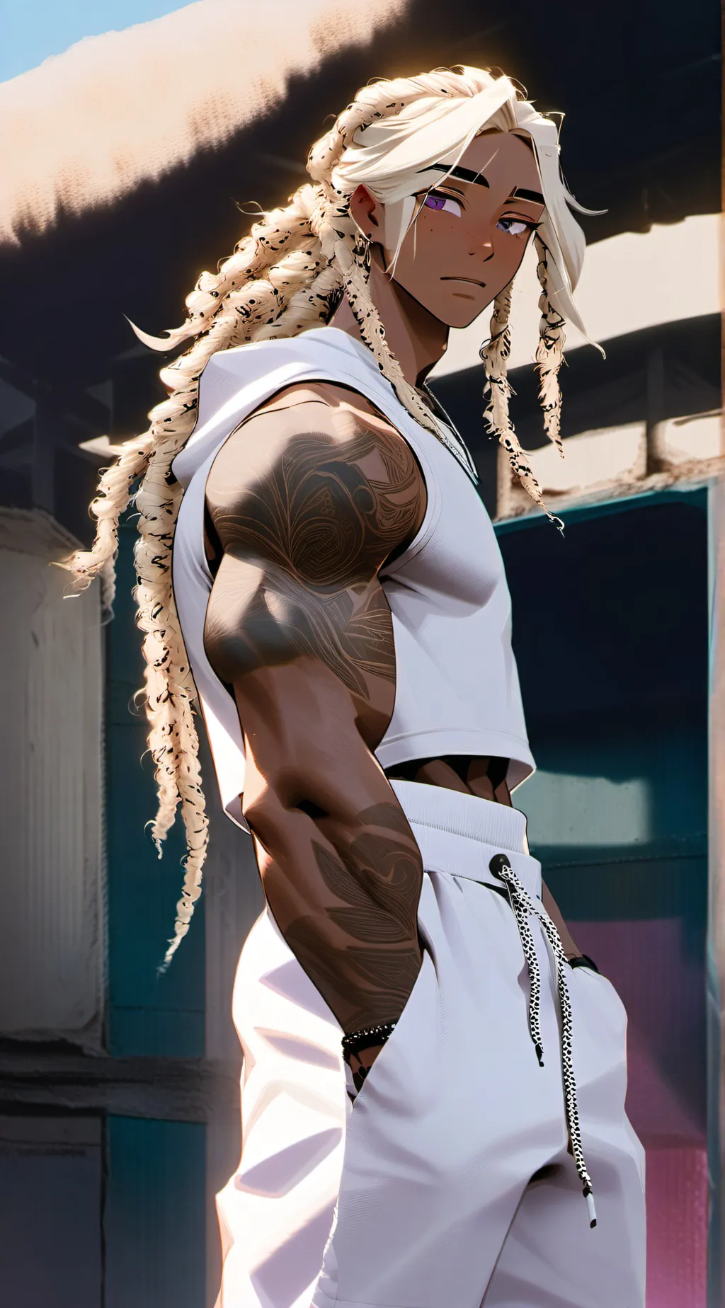 ai character: Derrick background