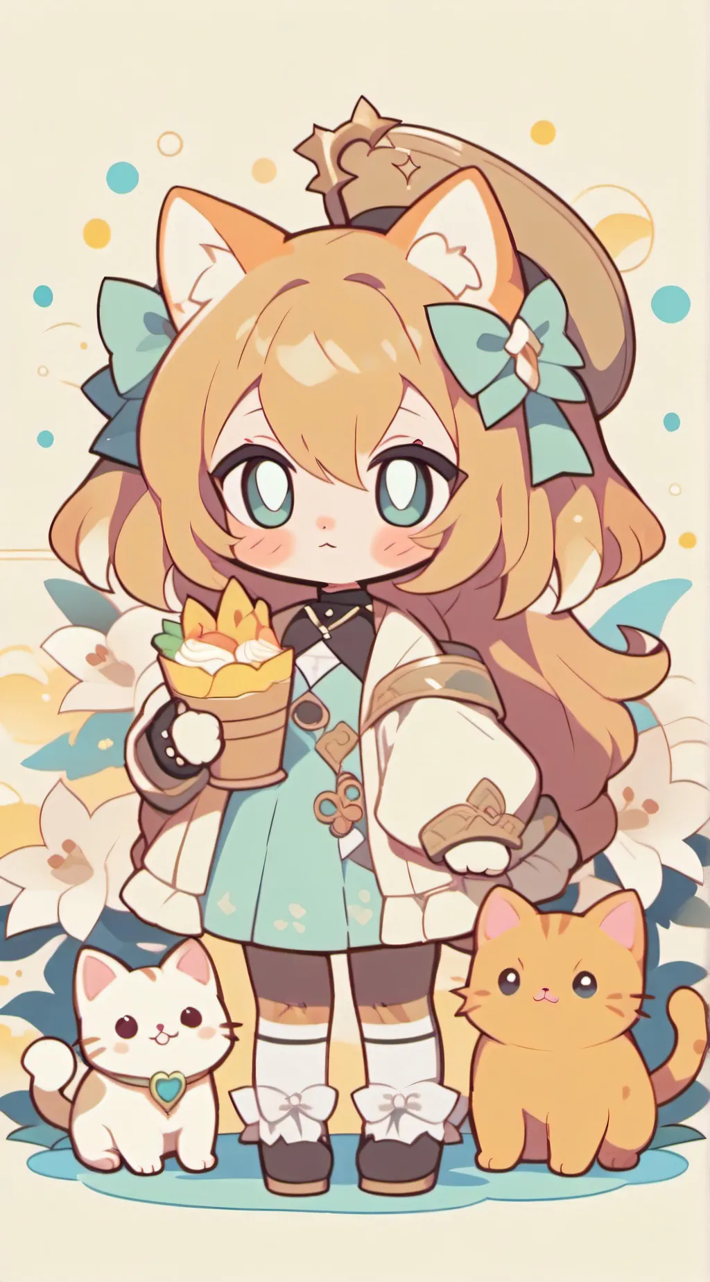 ai character: ancient cats🥰 background