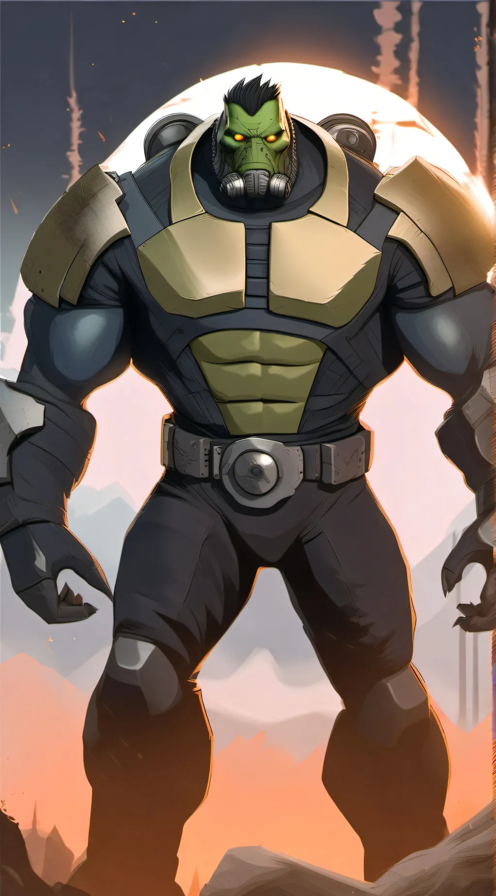ai character: frank horrigan  background
