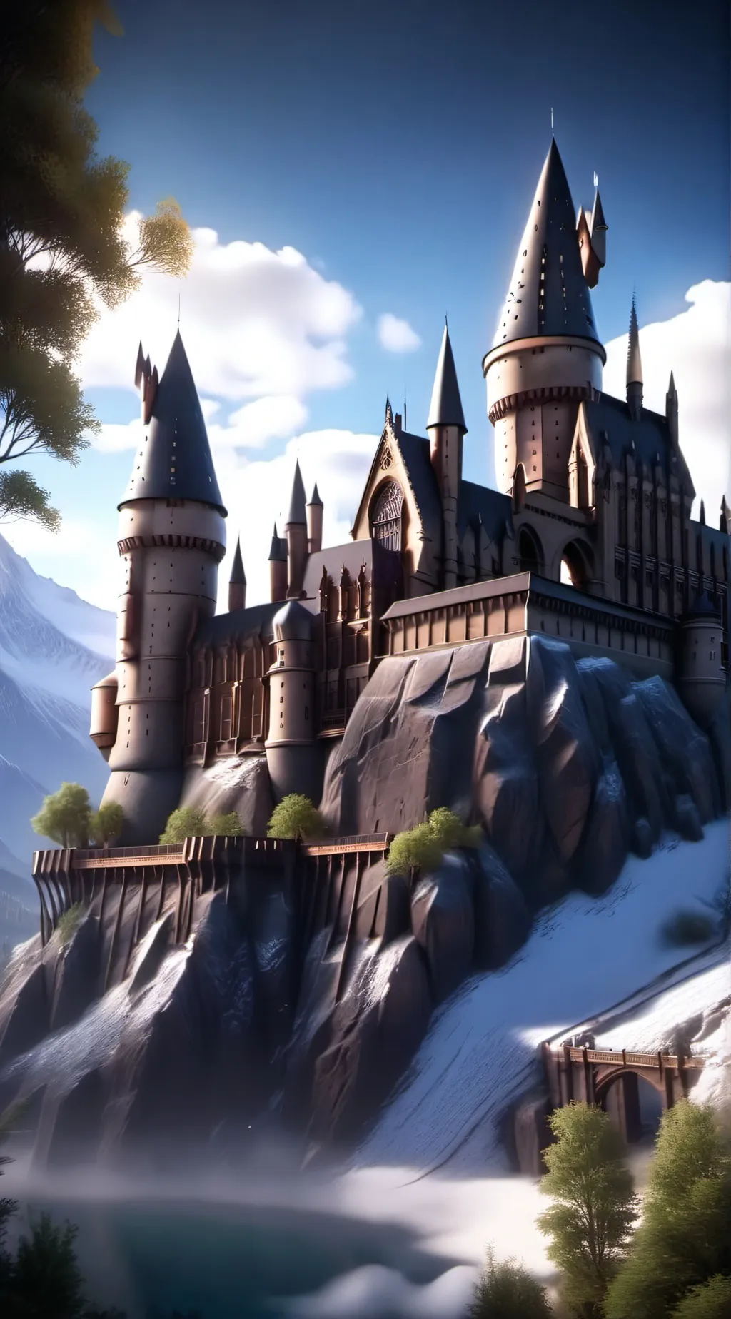 ai character: Hogwarts background