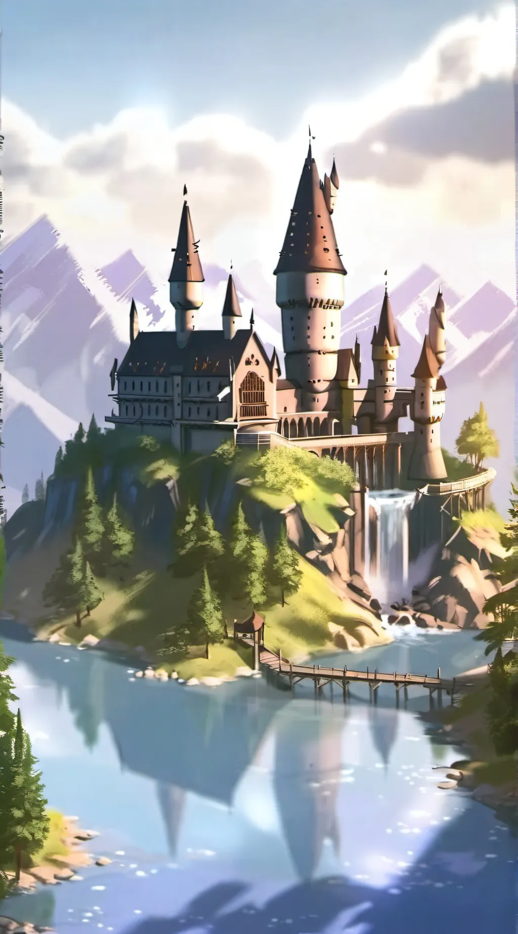 ai character: Hogwarts Period background