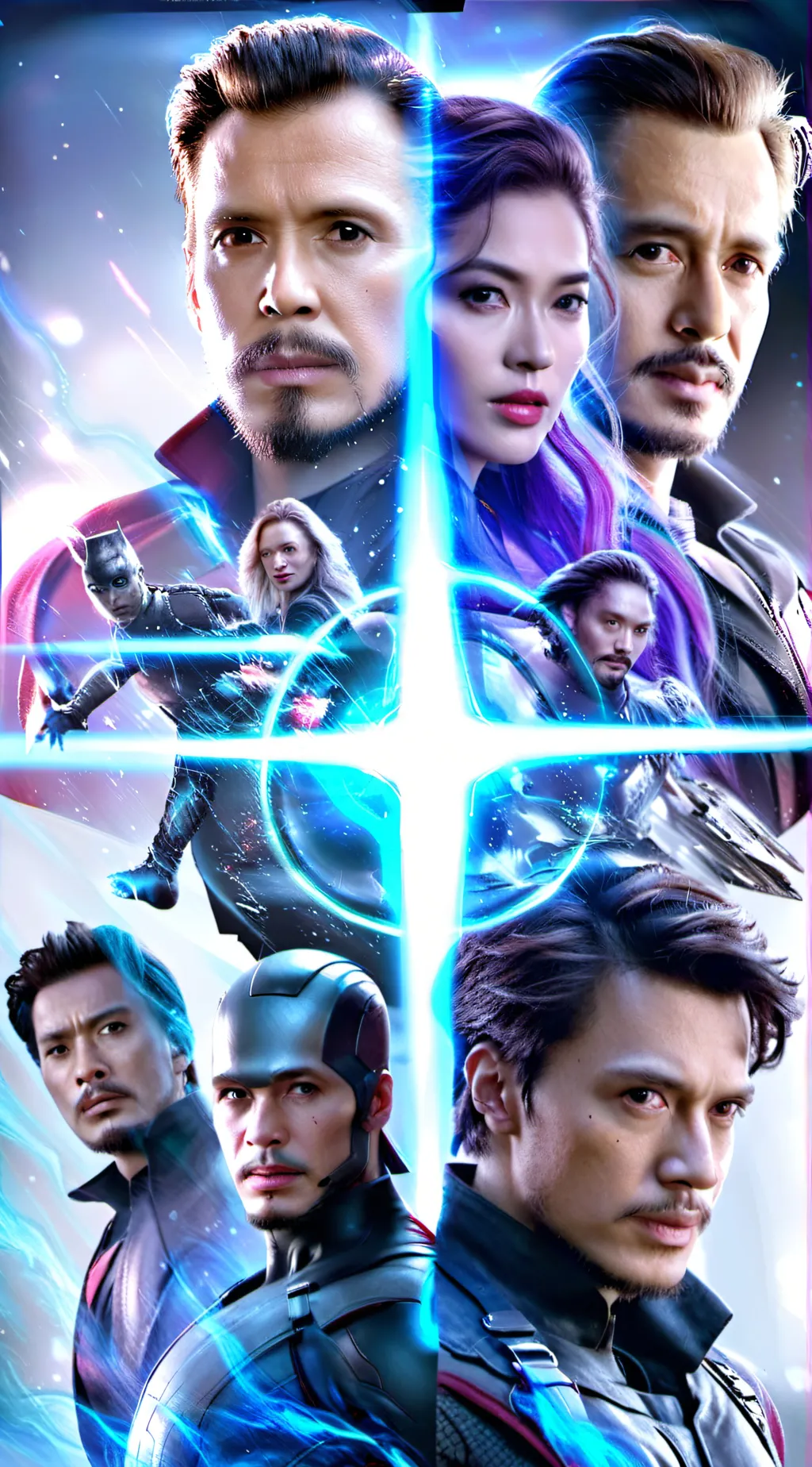 ai character: Avengers  background