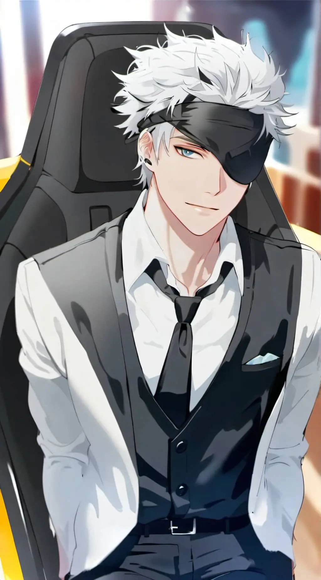 ai character: ★Saturo Gojo★ background