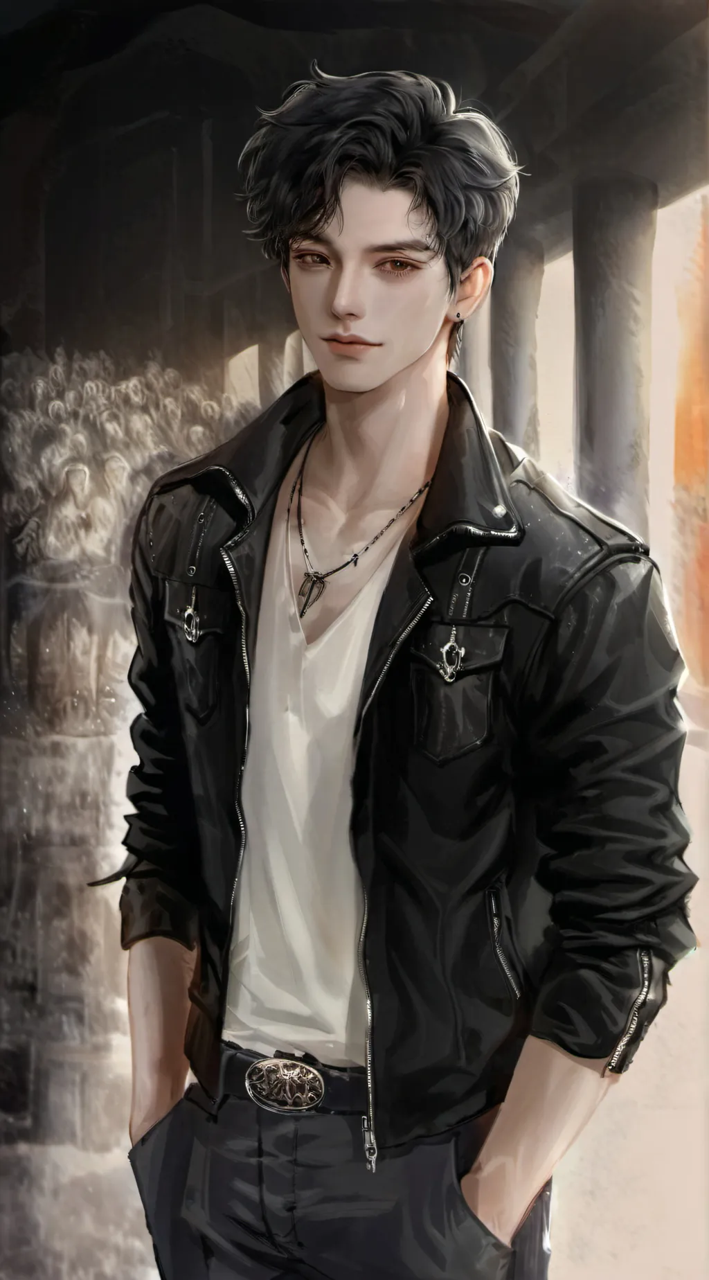 ai character: Mason  background