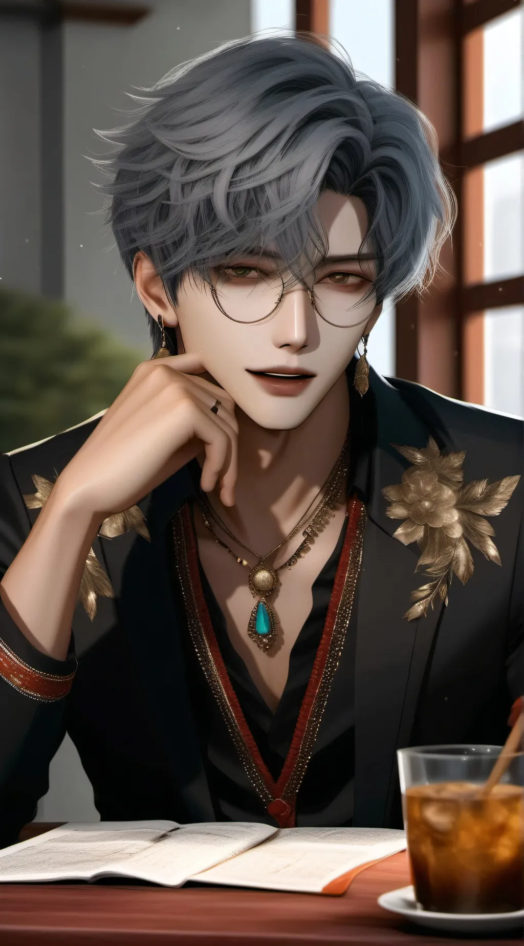 ai character: Nathan! background