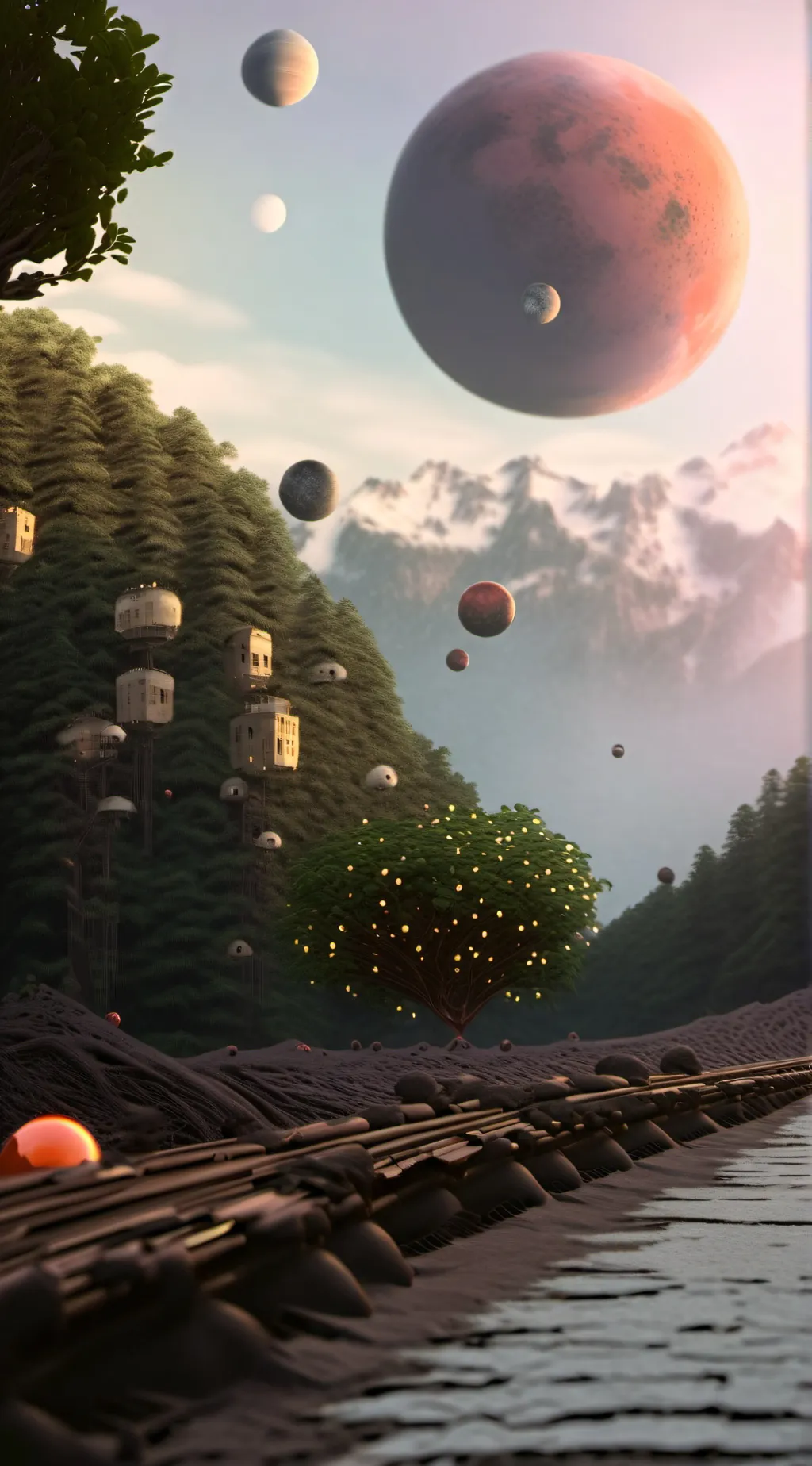 ai character: Solar Balls background