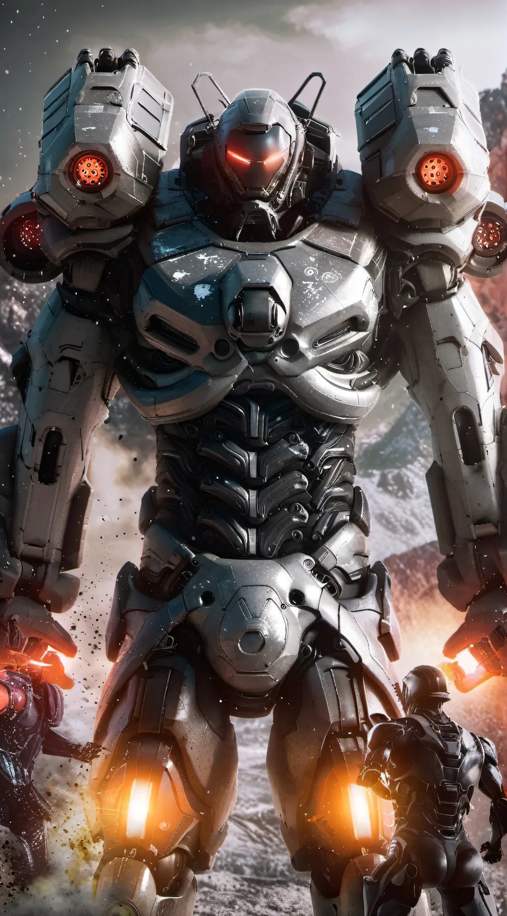 ai character: Tdx Endless boss background