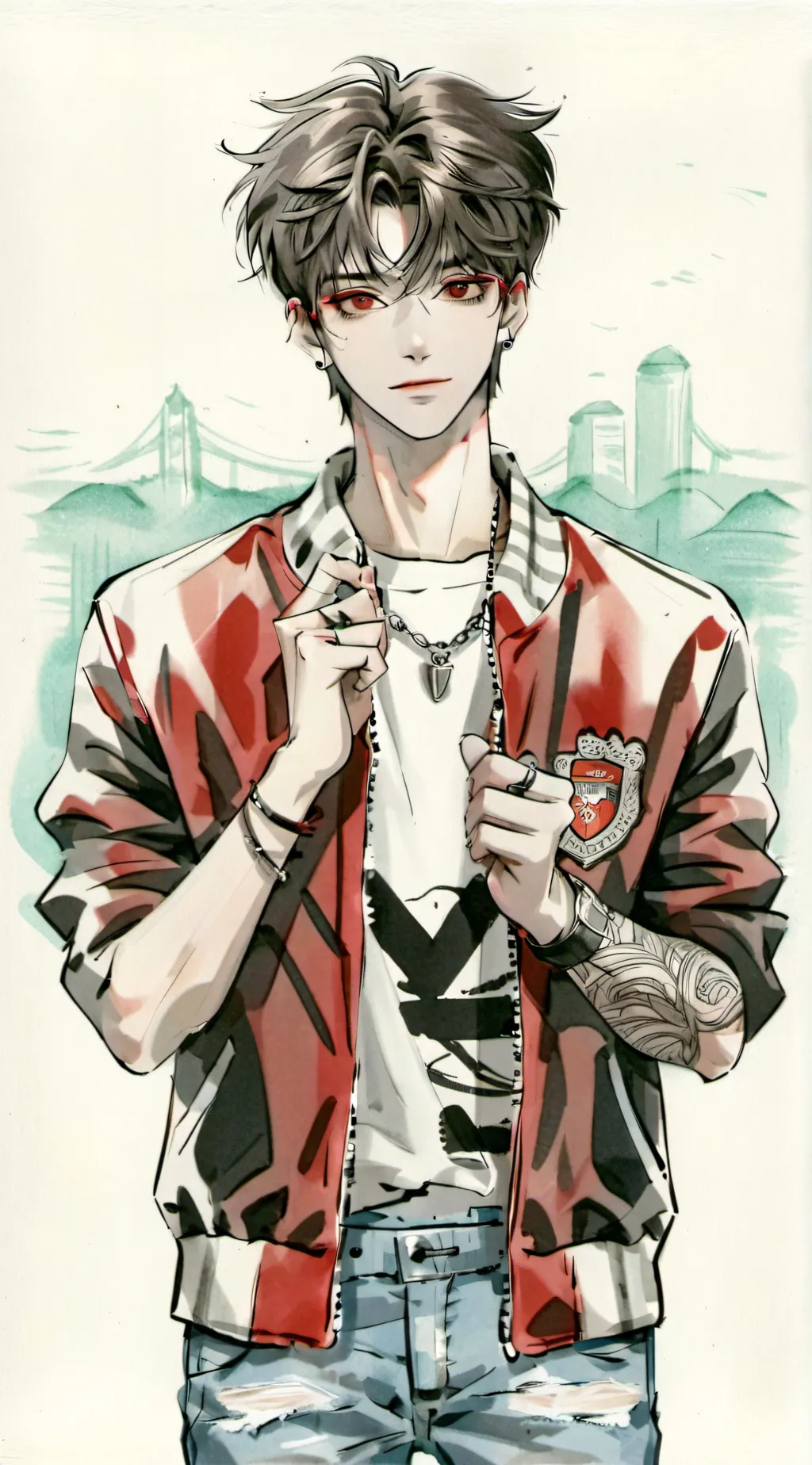 ai character: Jordan Johnson background