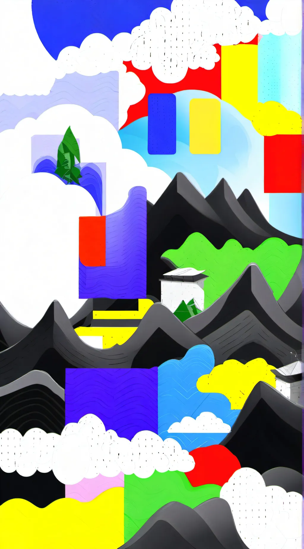 ai character: Rainbow friends background