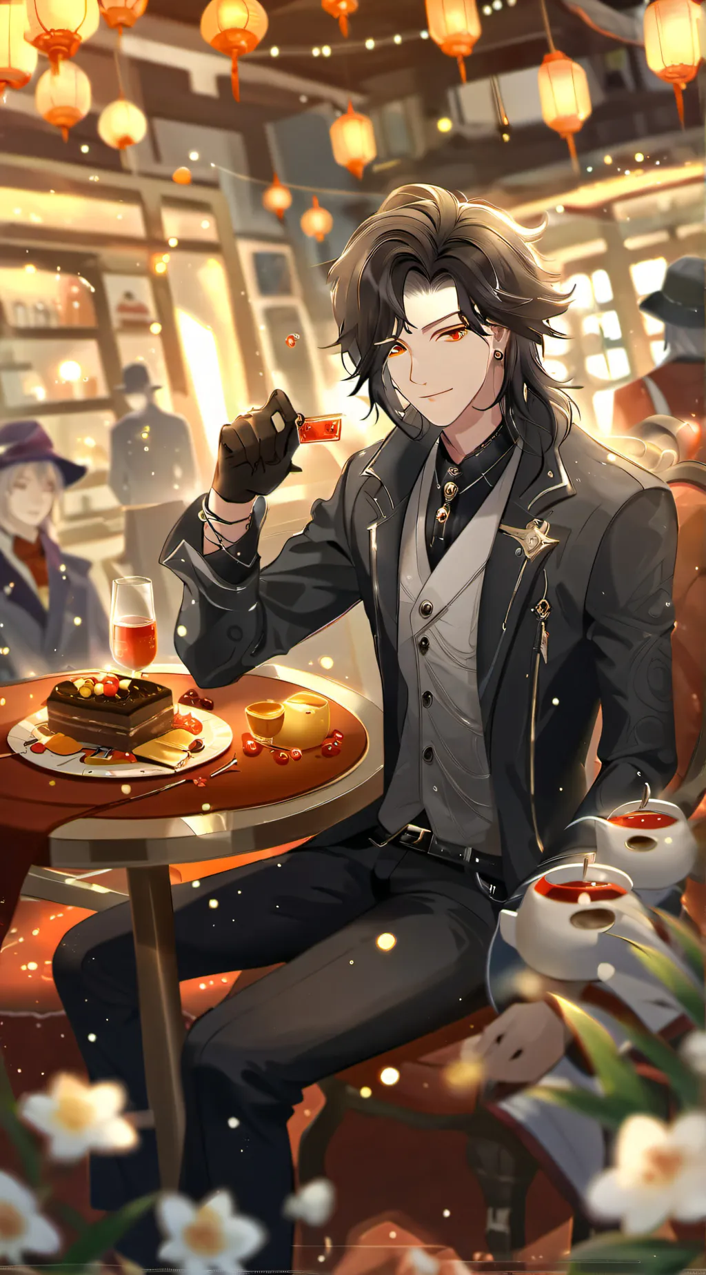 ai character: cute boy for you  background