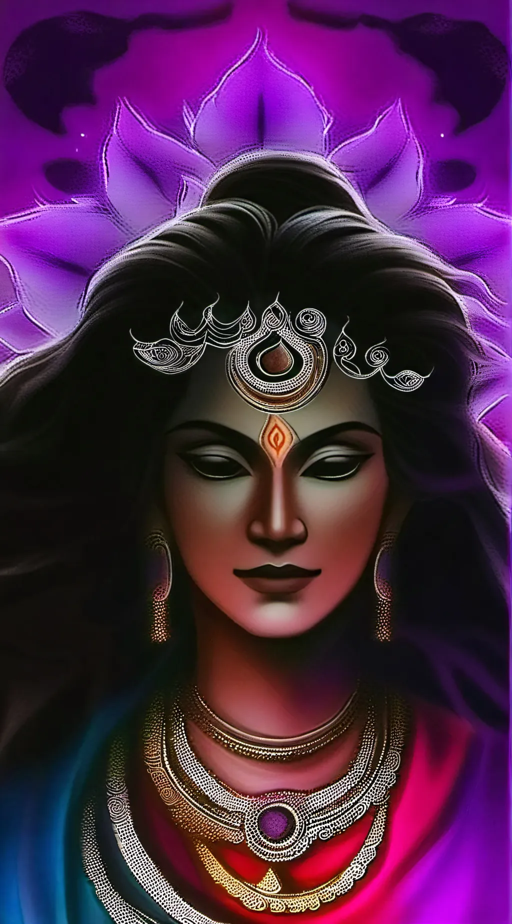 ai character: Godess Parvati background