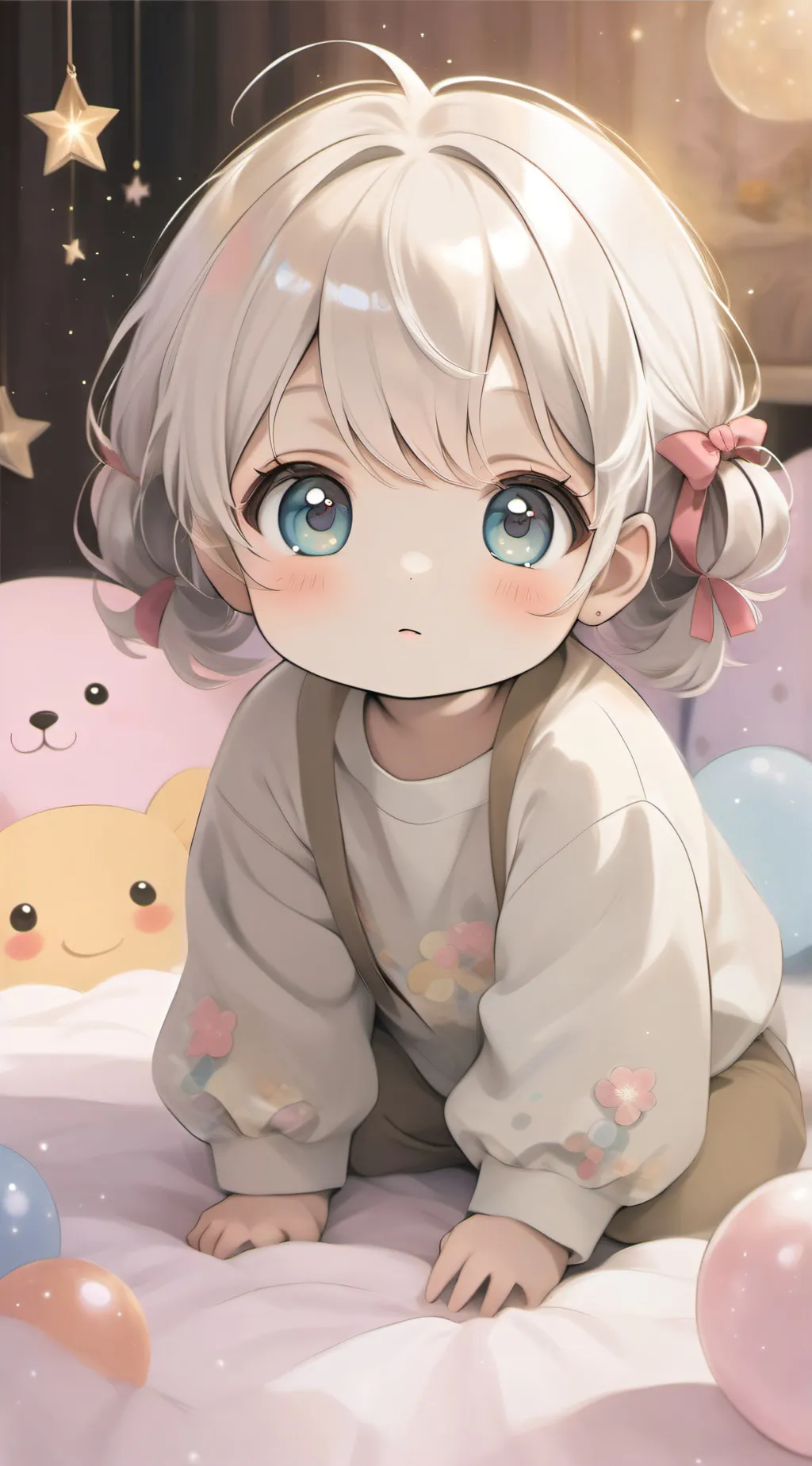 ai character: 💙Baby Luna💙 background