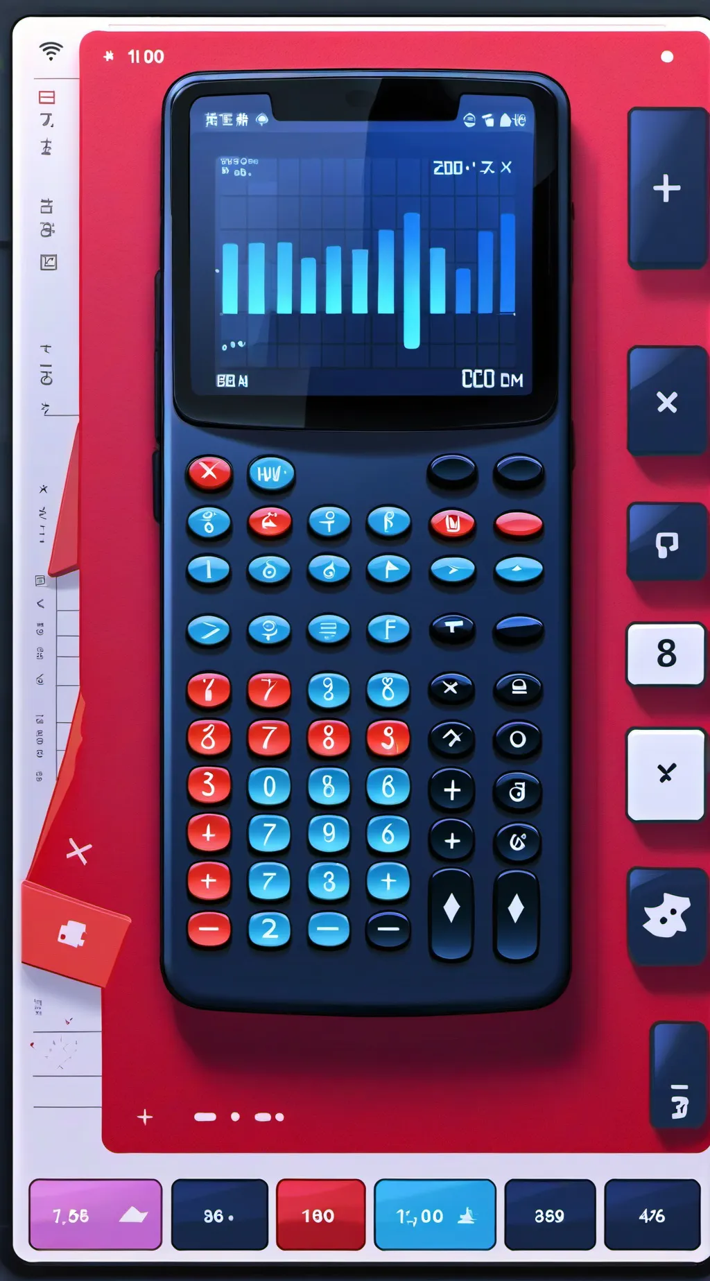 ai character: personalcalculator background