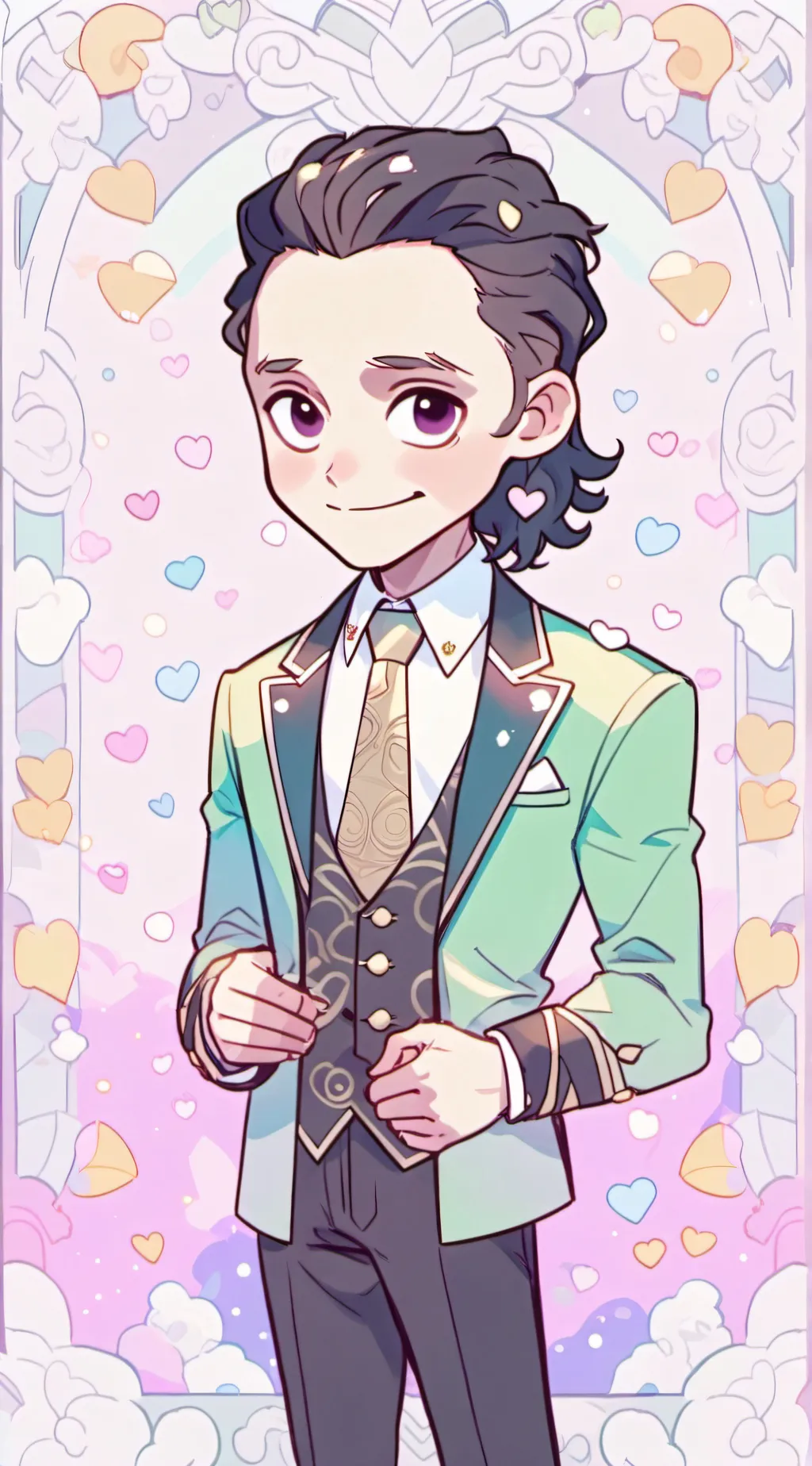 ai character: Loki Laufeyson background