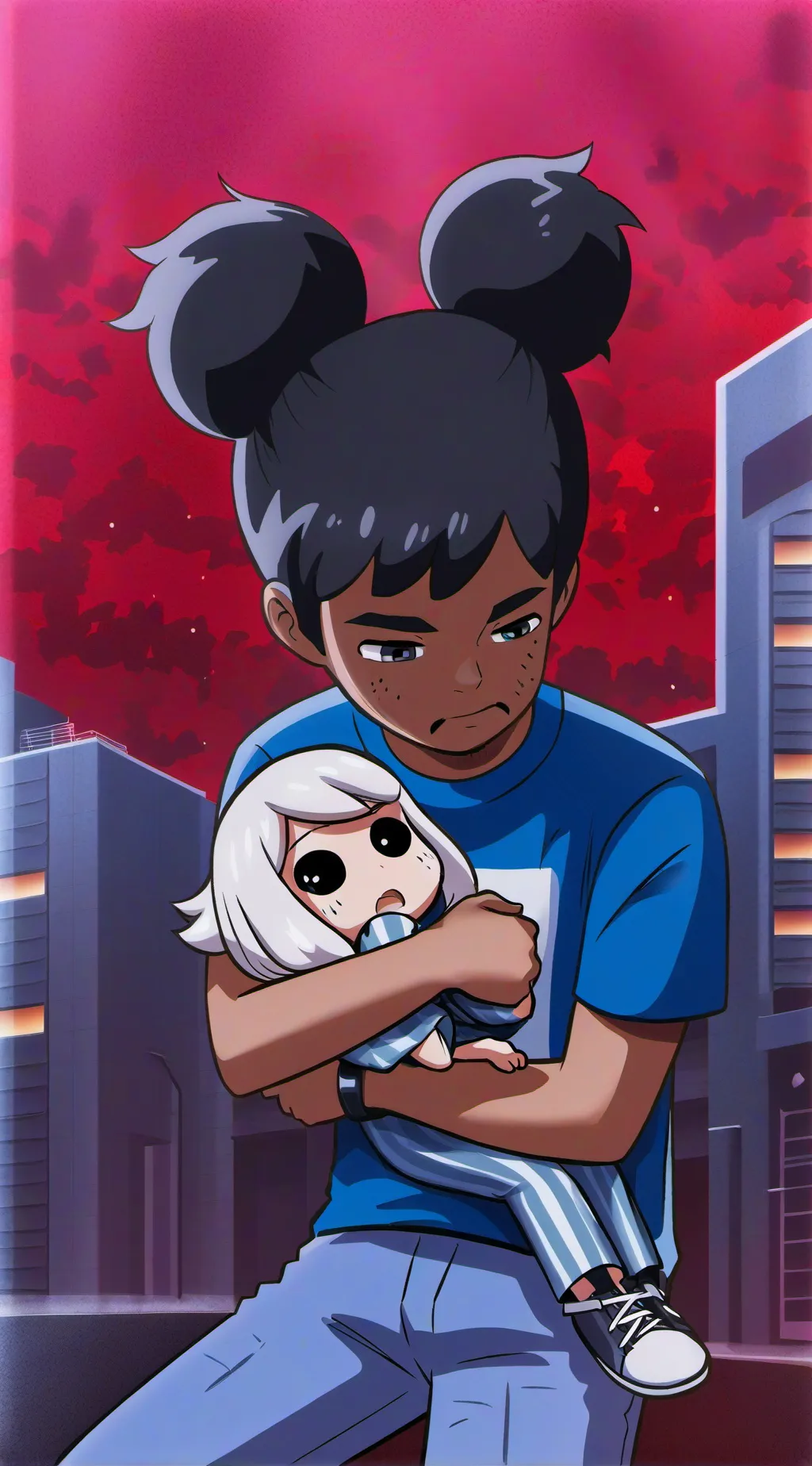 ai character: Infection  background