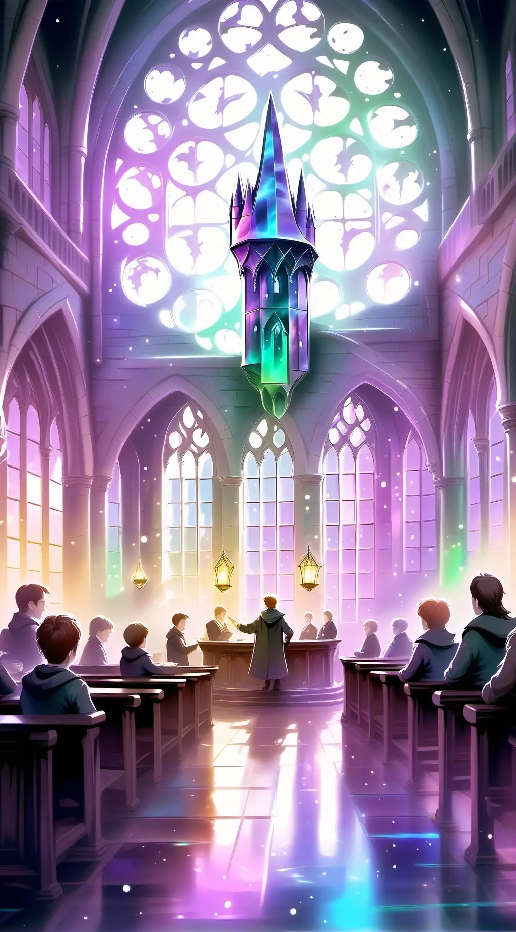ai character: Hogwarts  background