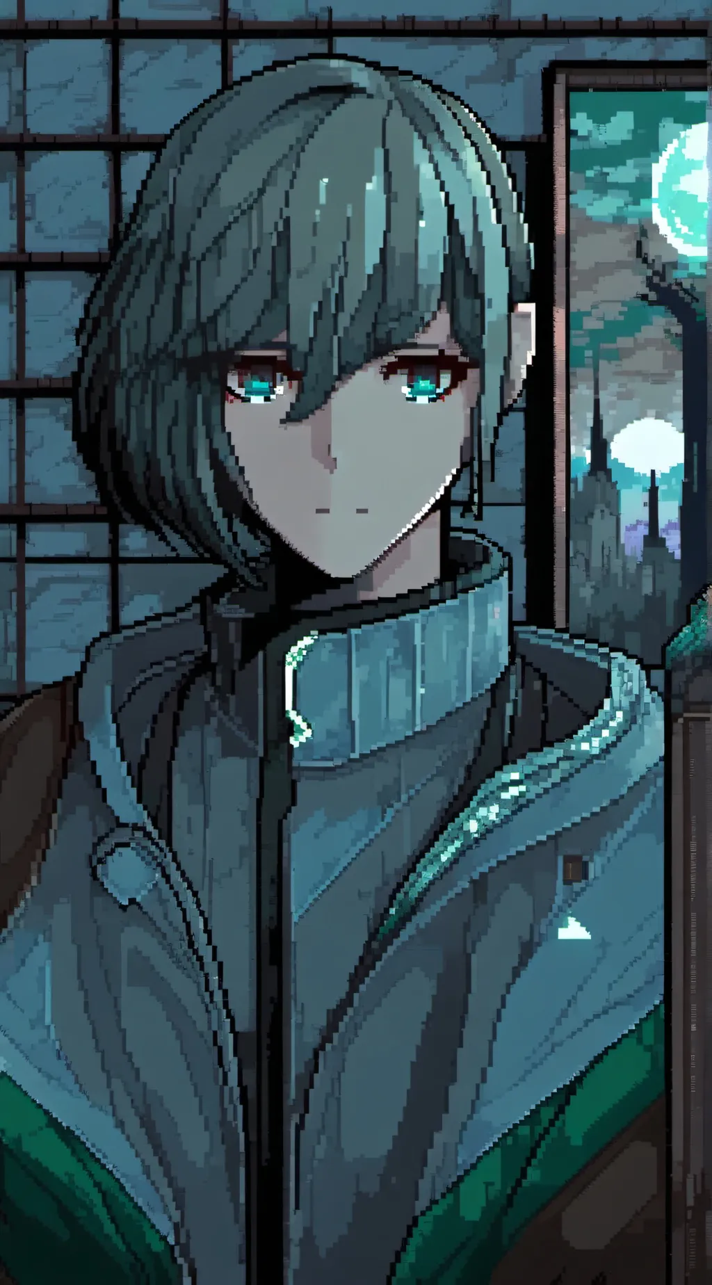 ai character: gojo revenge background