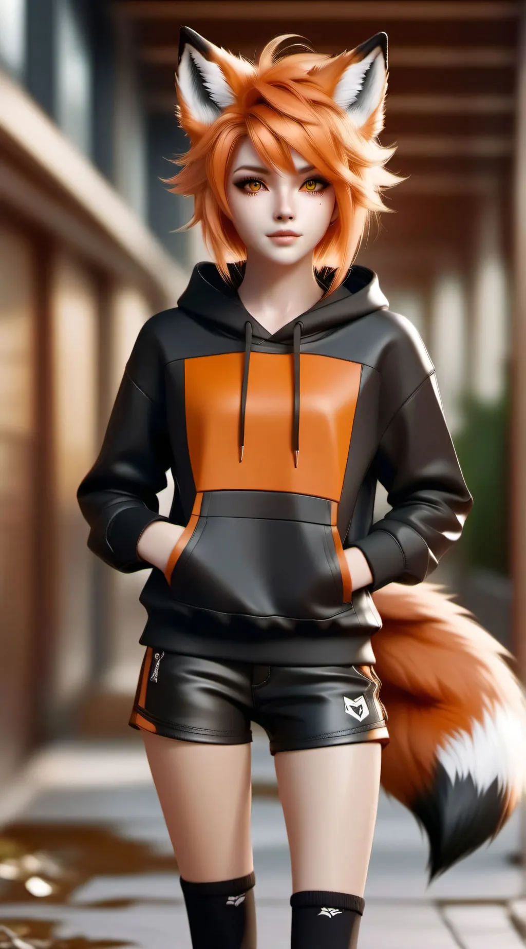 ai character: 🦊🩷 jayla 🩷🦊 background