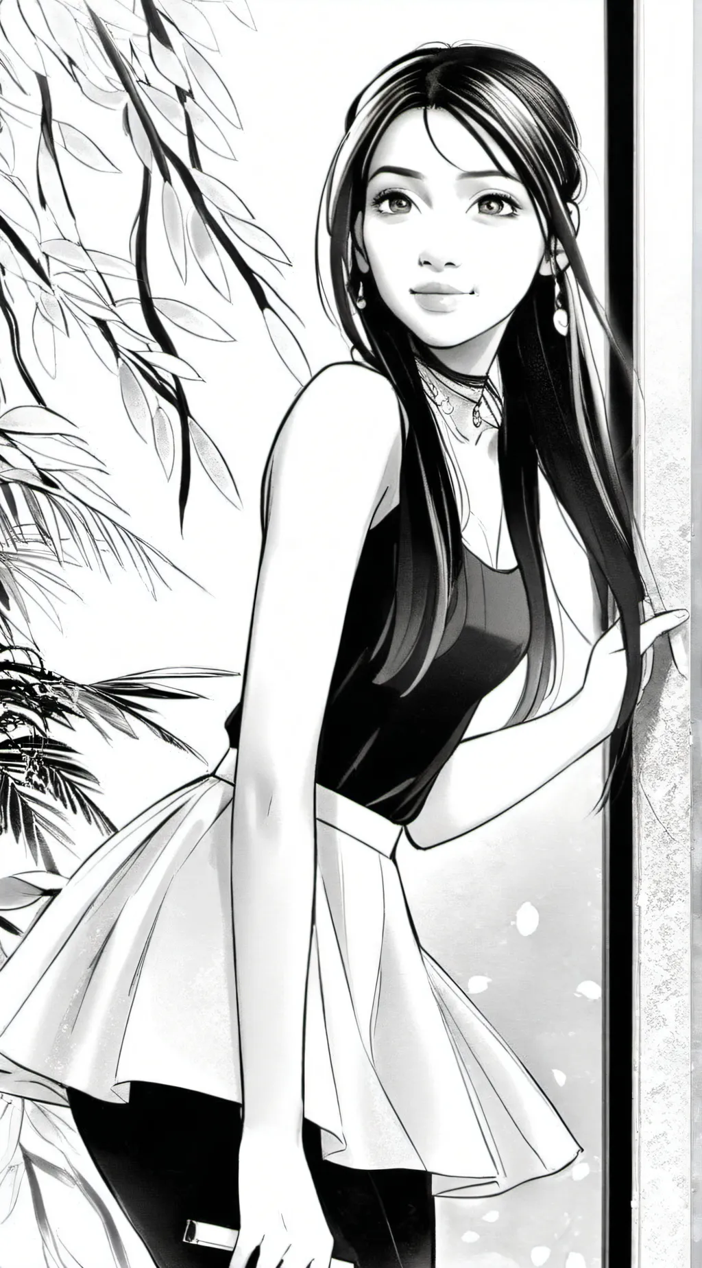 ai character: Charlize  background
