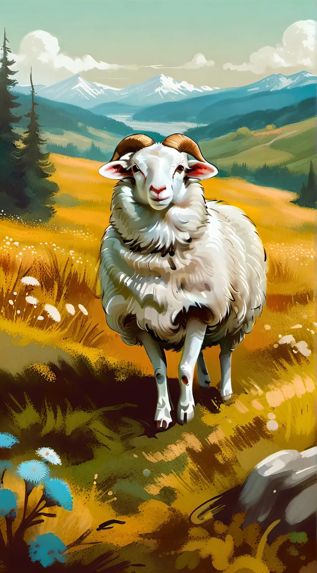 ai character: Linn🐑🌿 background