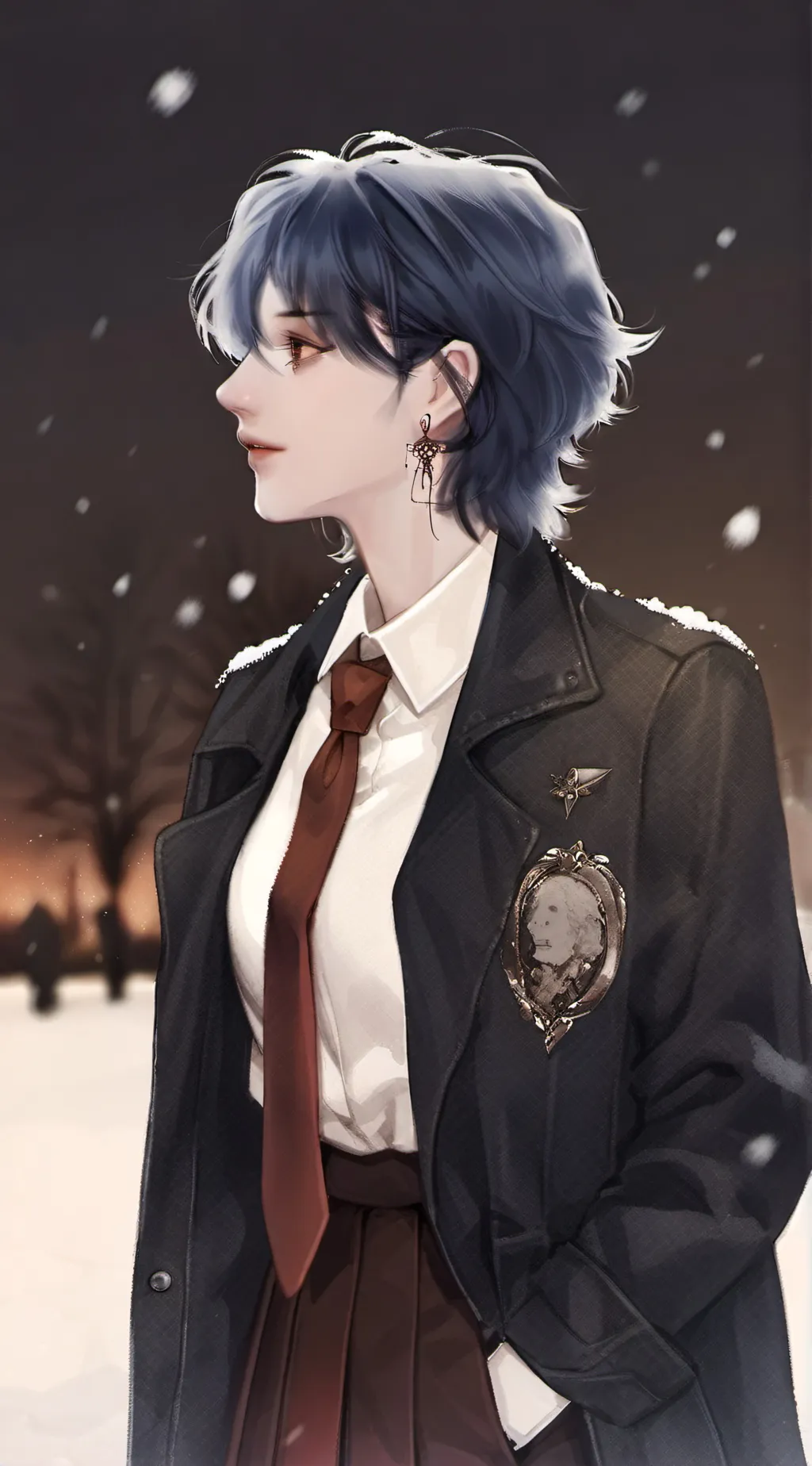 ai character: Jennifer  background