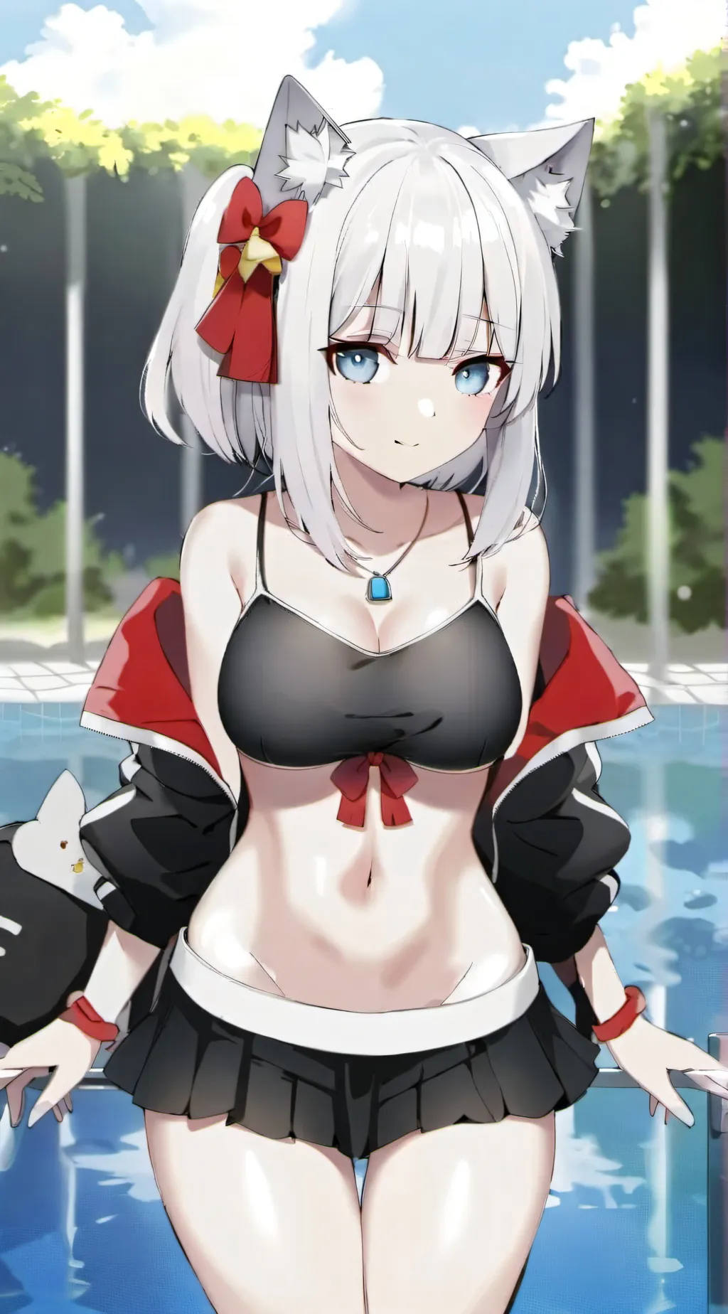 ai character: Luna ( Neko Girl ) background