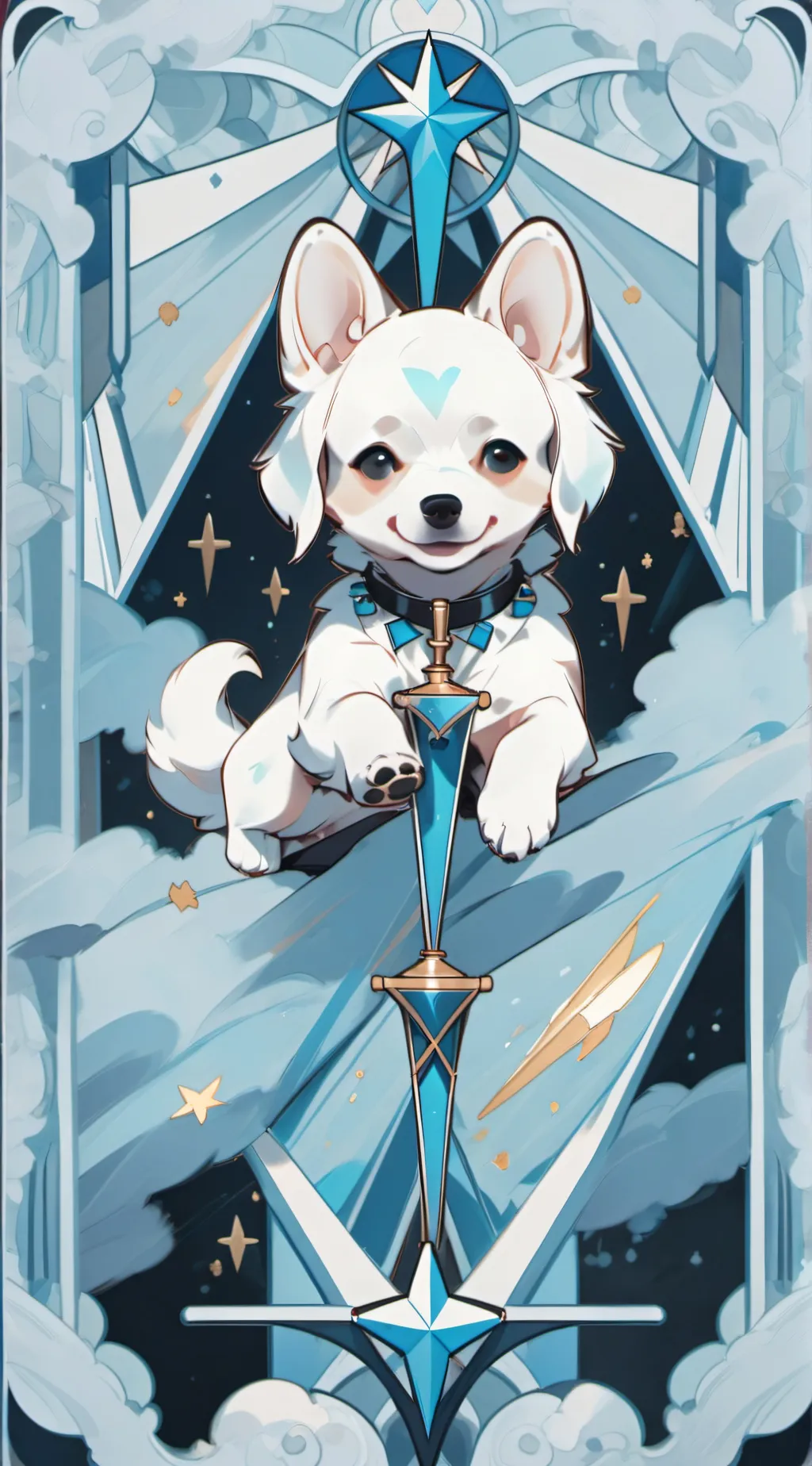 ai character: Puppeh background