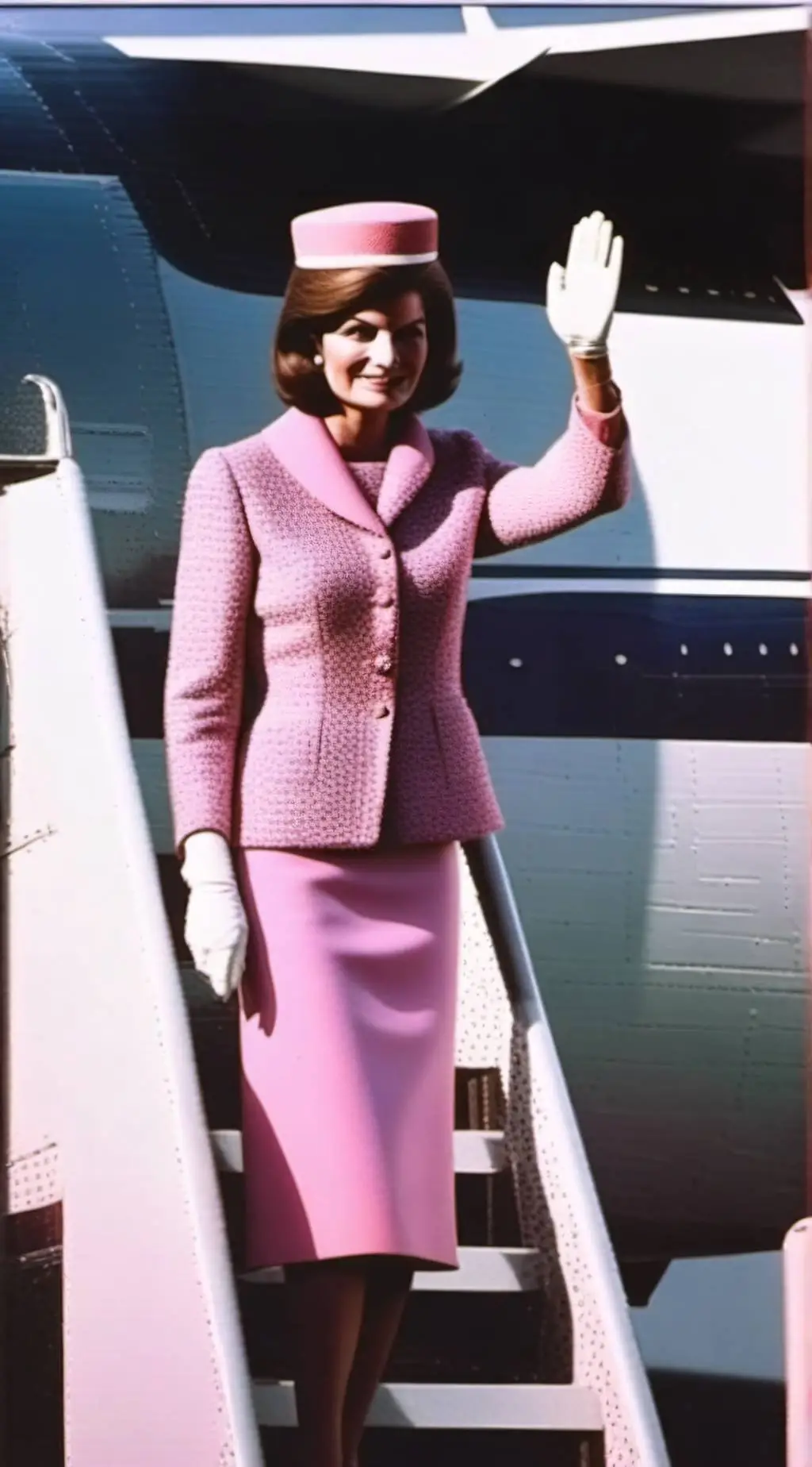 ai character: Jacqueline Kennedy background