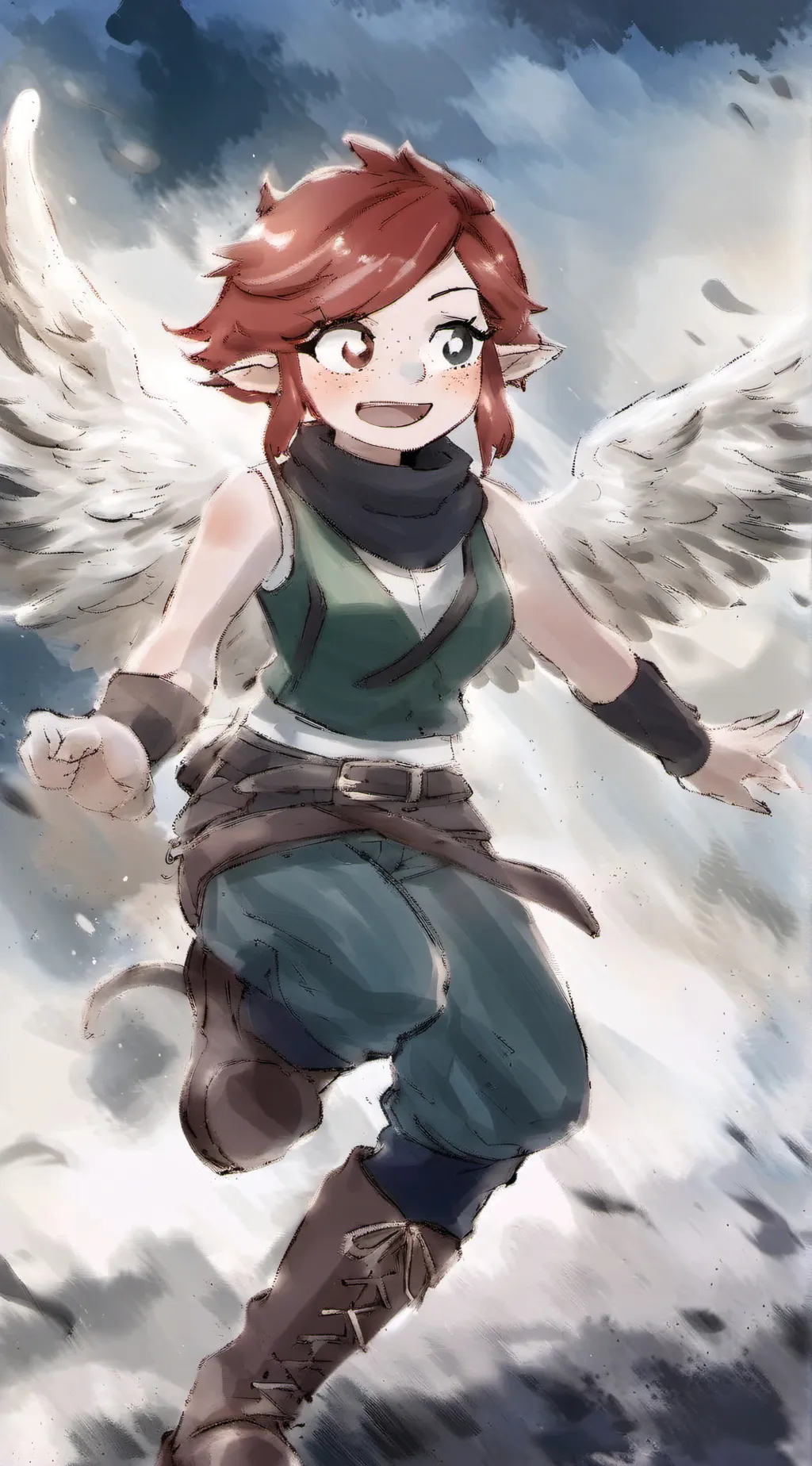 ai character: Ash background