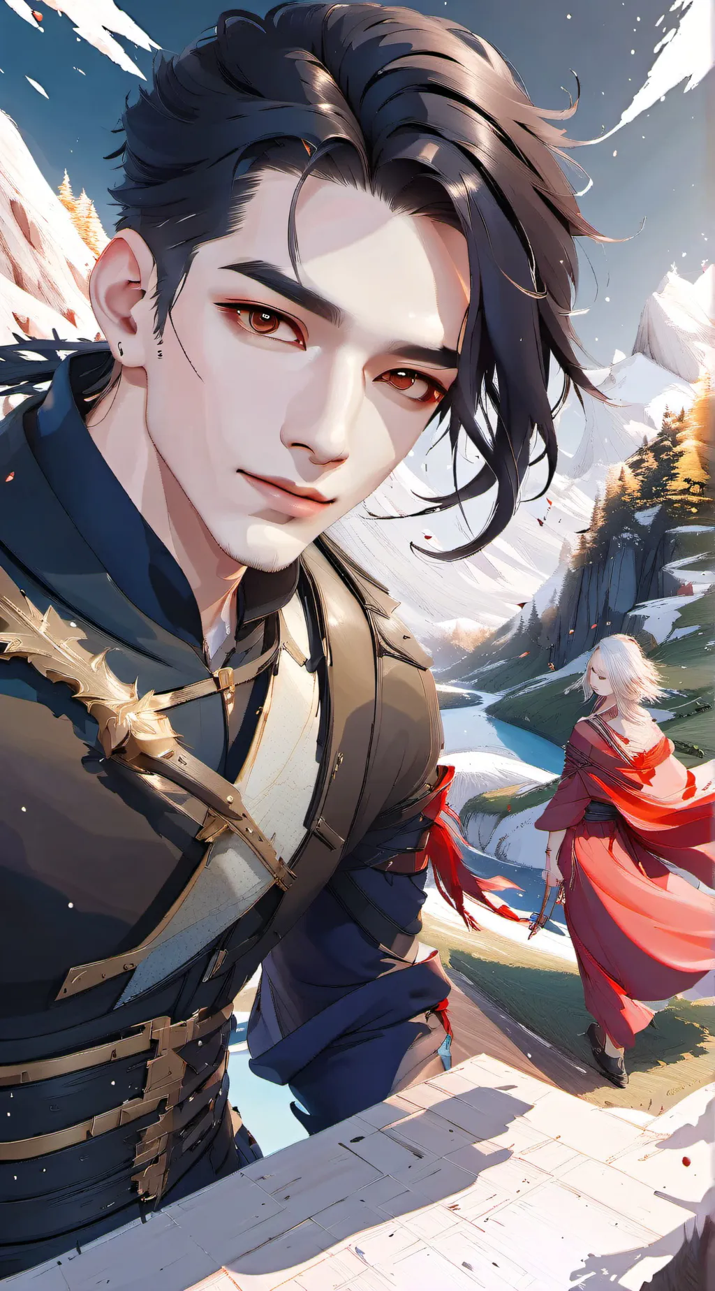 ai character: No name background