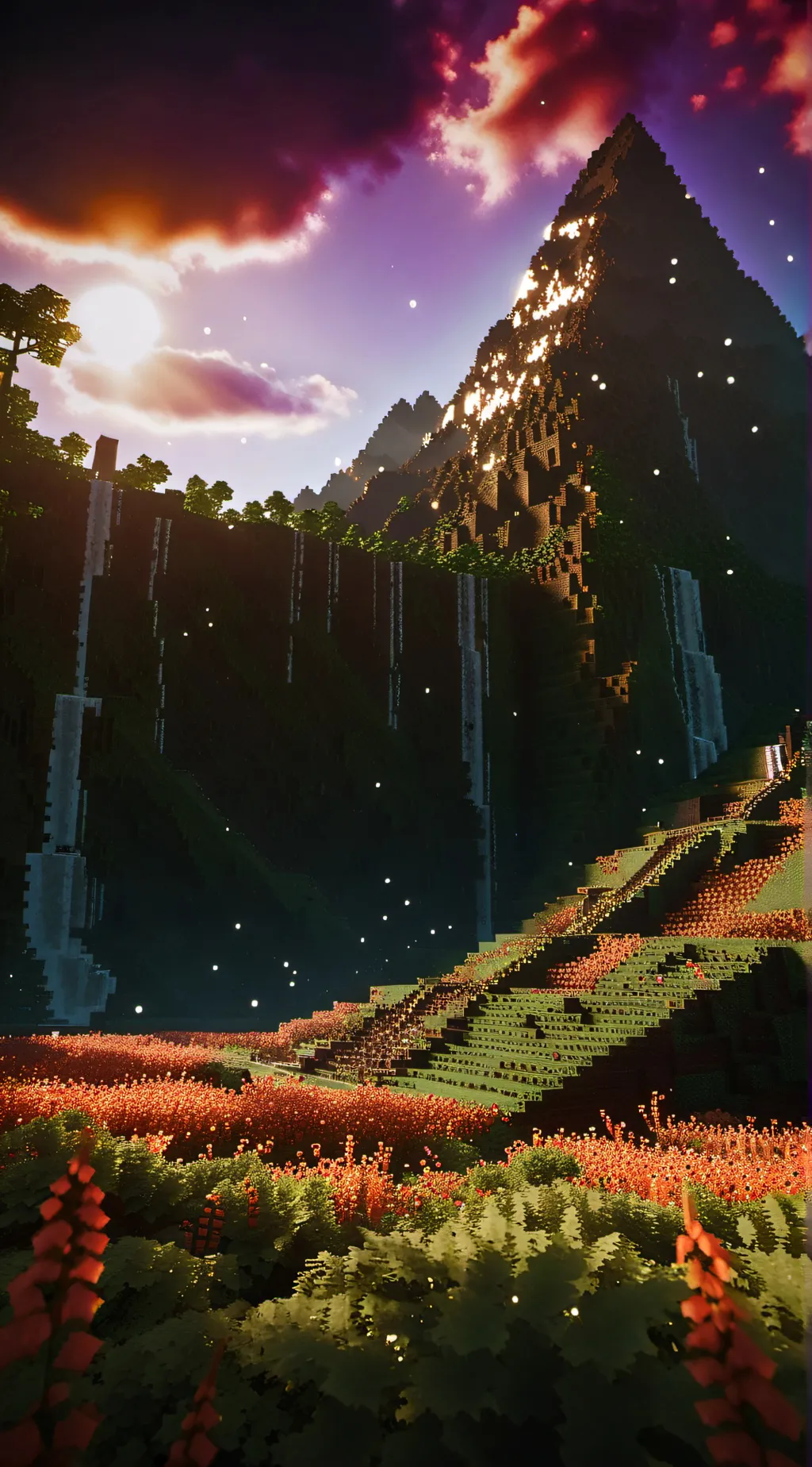 ai character: Minecraft  background